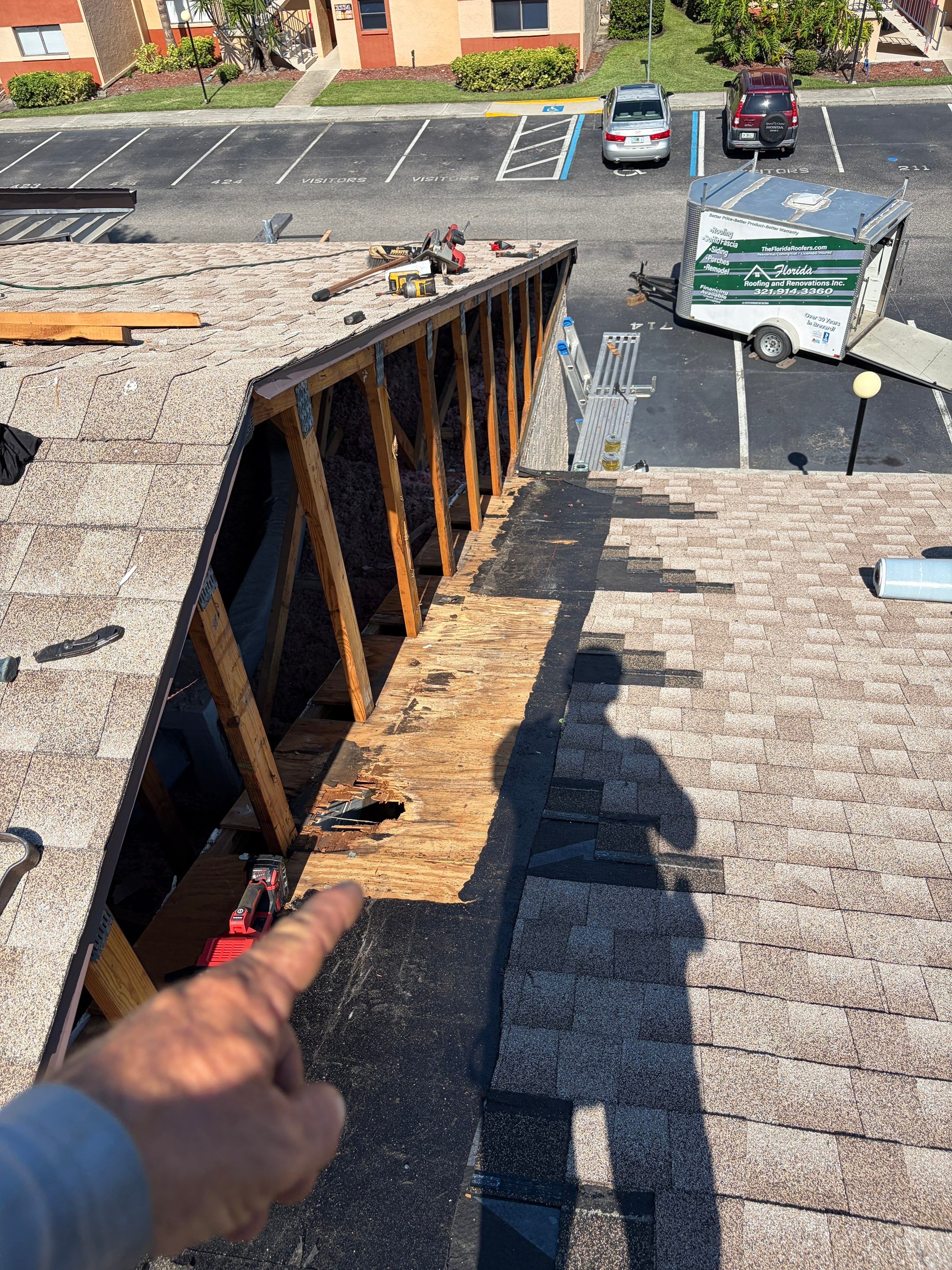 Multi-Family Roof Replacement and Siding Installation in Melbourne by Florida Roofing and Renovations Inc.