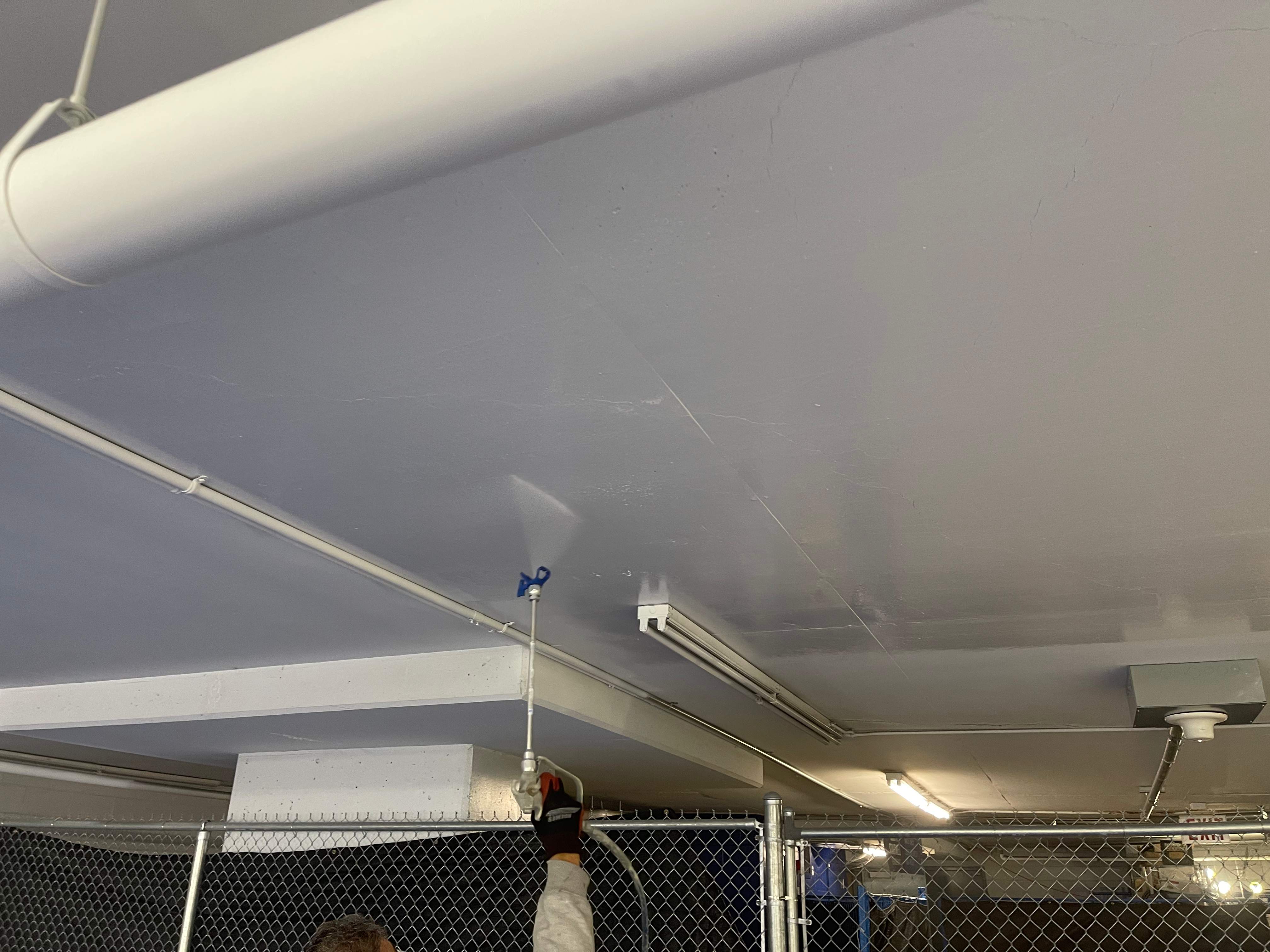 Commercial Ceiling Painting – Downtown Location by YVR Construction Group