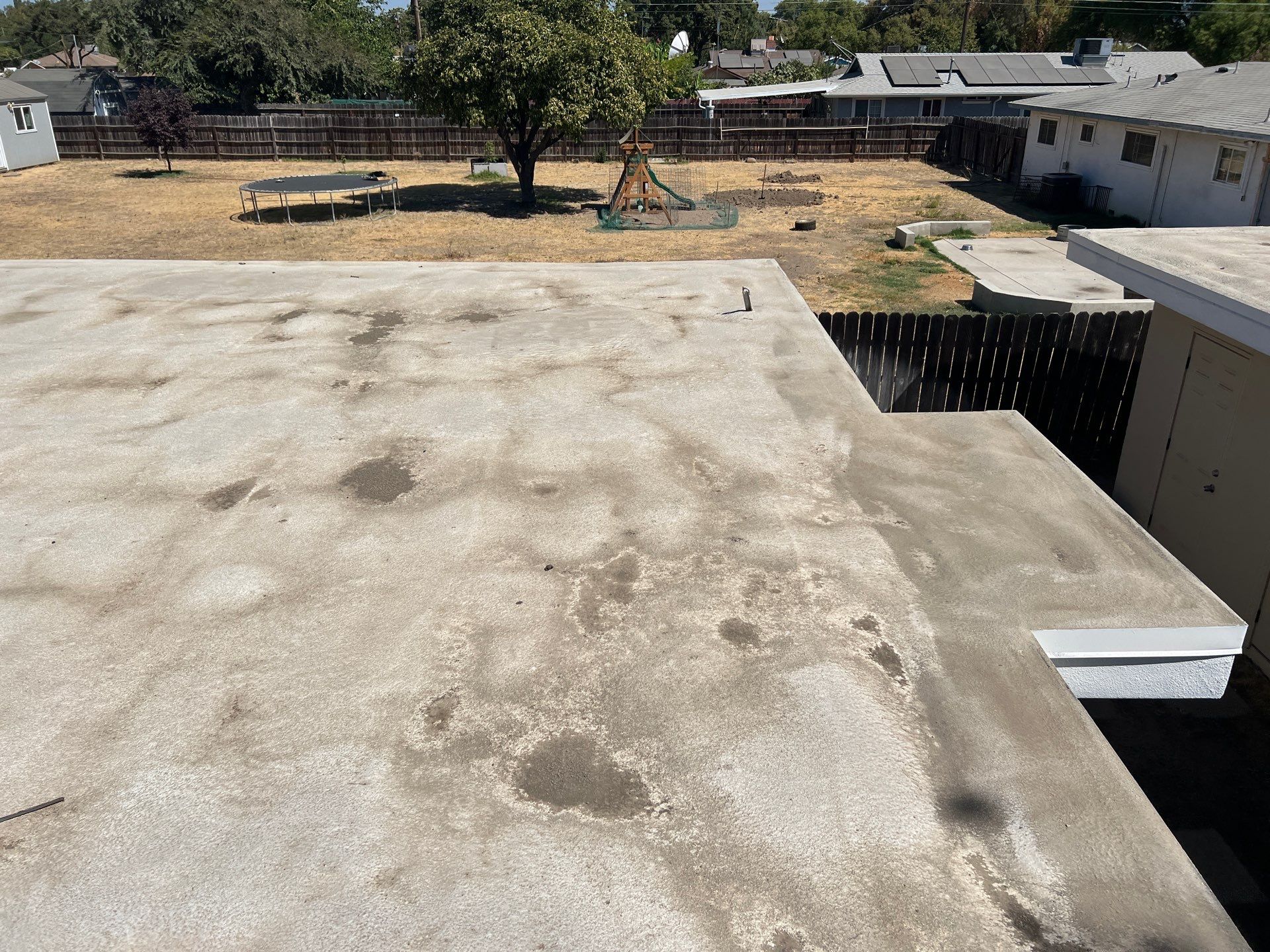 Foam Refurbish using Conklin Benchmark/PUMA XL coatings and spray foam by Straight Edge Roofing Inc