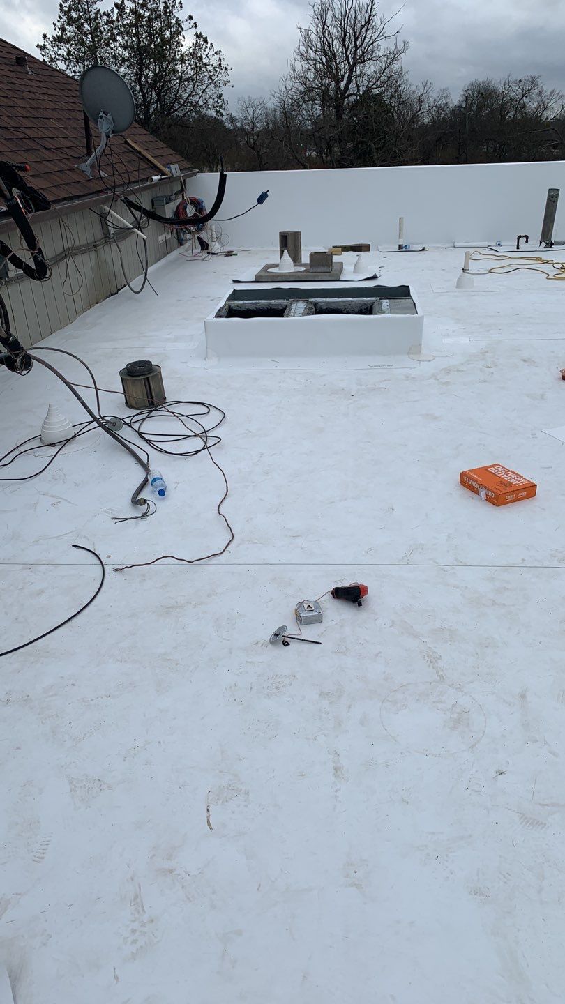 Full Commercial Roof Replacement using GAF Products in Anna Texas by Elite Roofing LLC