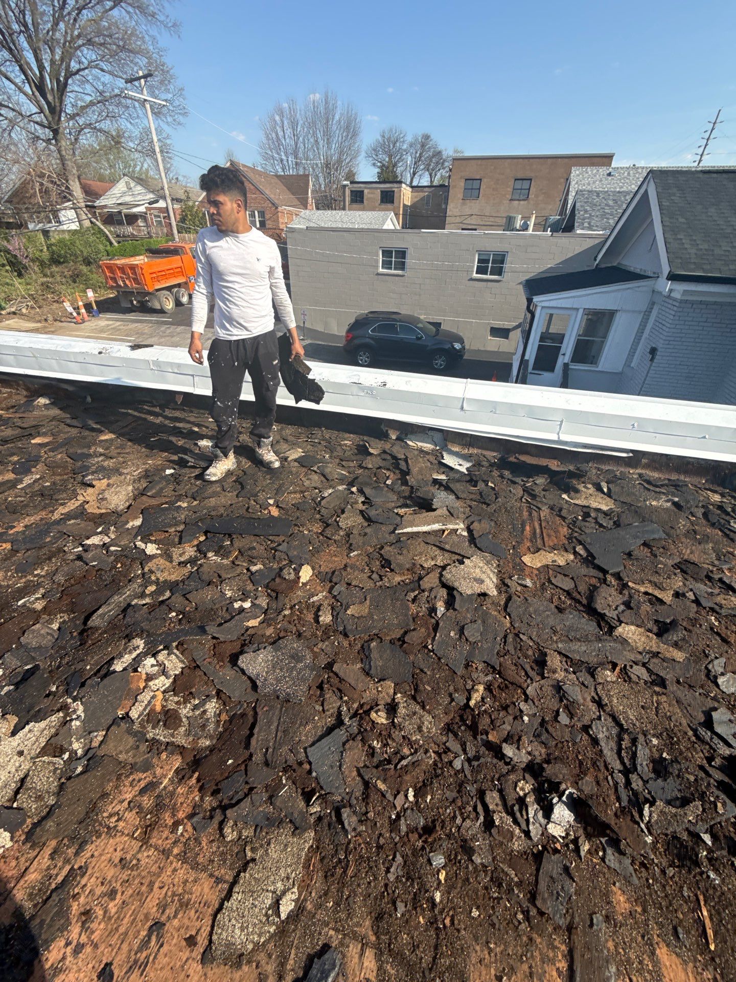 Flat Roof Replacement with New TPO Membrane in St. Louis by Acute Roofing And Exteriors 