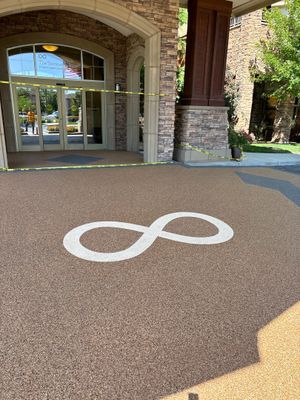 Custom Logo Inlay for Retirement Village
