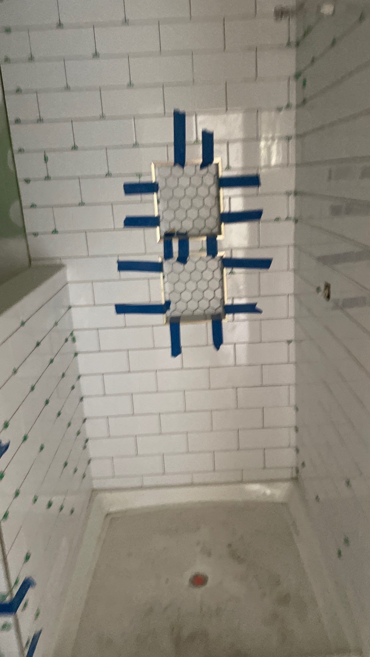 Remodeled Home with new tile floors, Showers and Refinished Oak Floors with stain and Waterbased Finish by Footprints Floors of Coastal Carolina