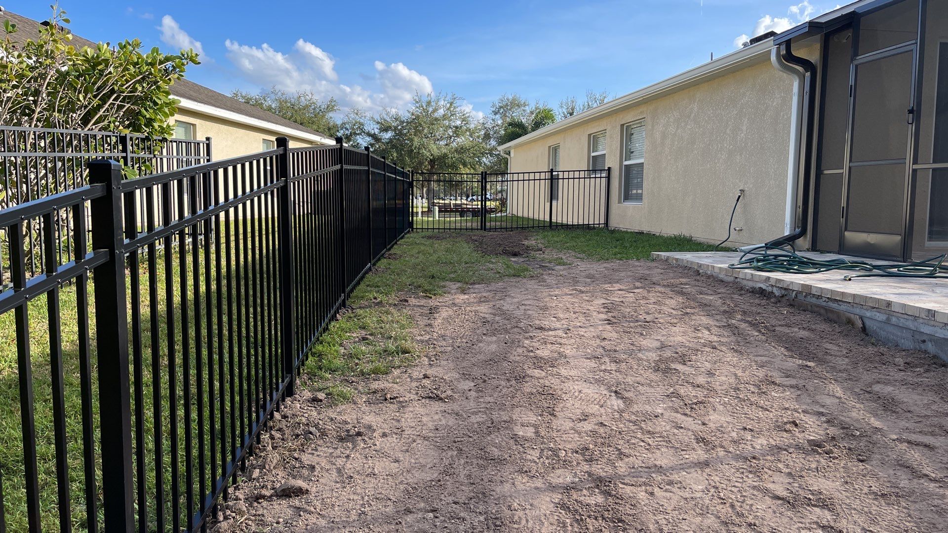 Parrish, FL  4 ft. Tall 3-Rail Black Aluminum Install  by Asap fence and gates, LLC
