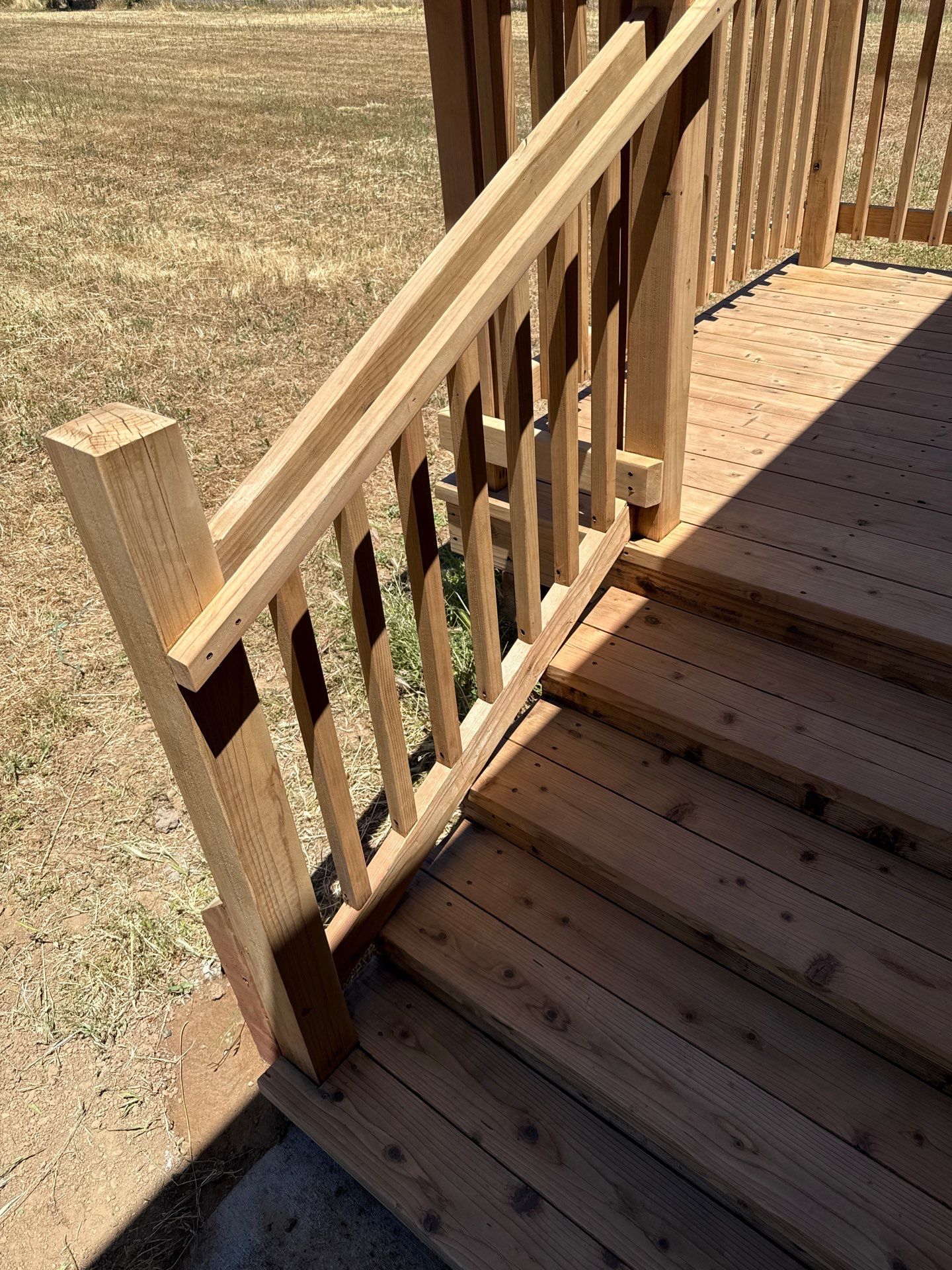 New Shade Cover for existing Porch by JRS Construction