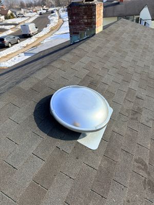 Attic fan installation