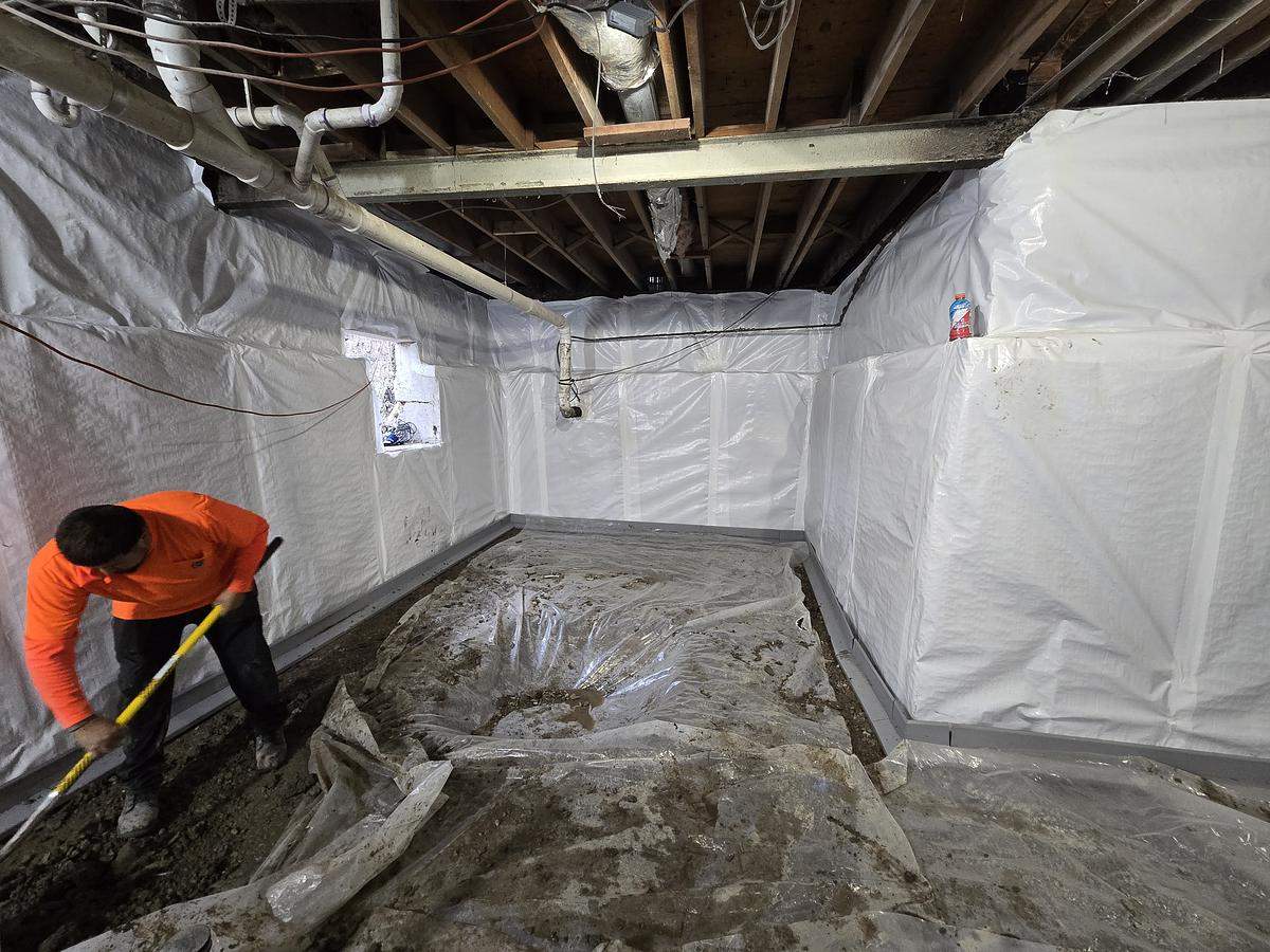 48 Foundation Crack Injections & Allied Shield Water Defense Installation by Allied Water Services