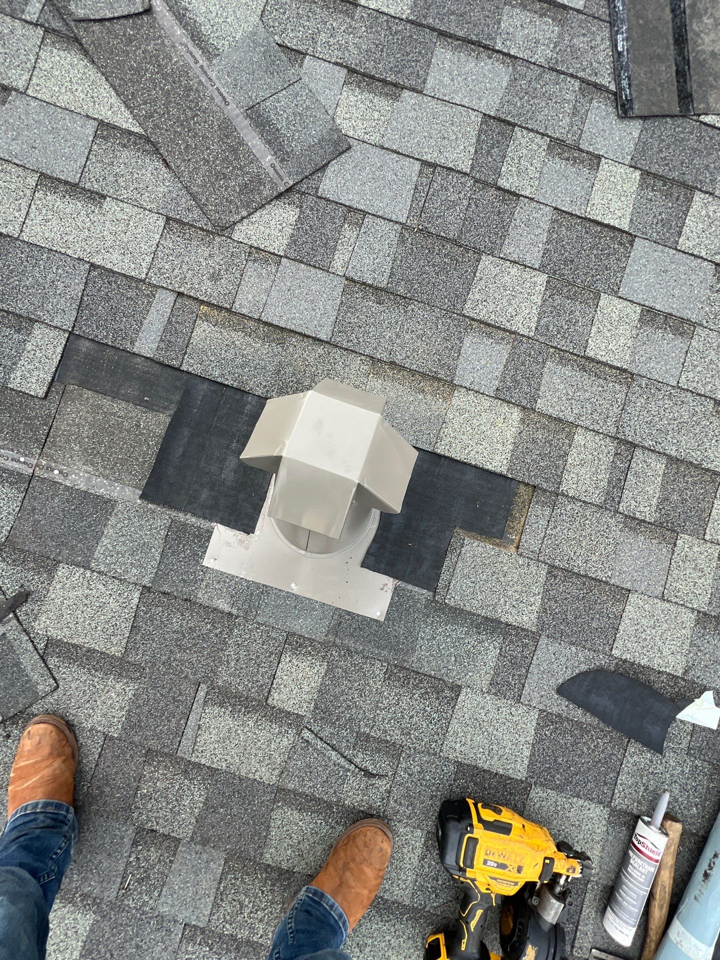Residential Roofing Repair using Owen's Corning Duration (Lifetime) Shingles by Roof Repair Company