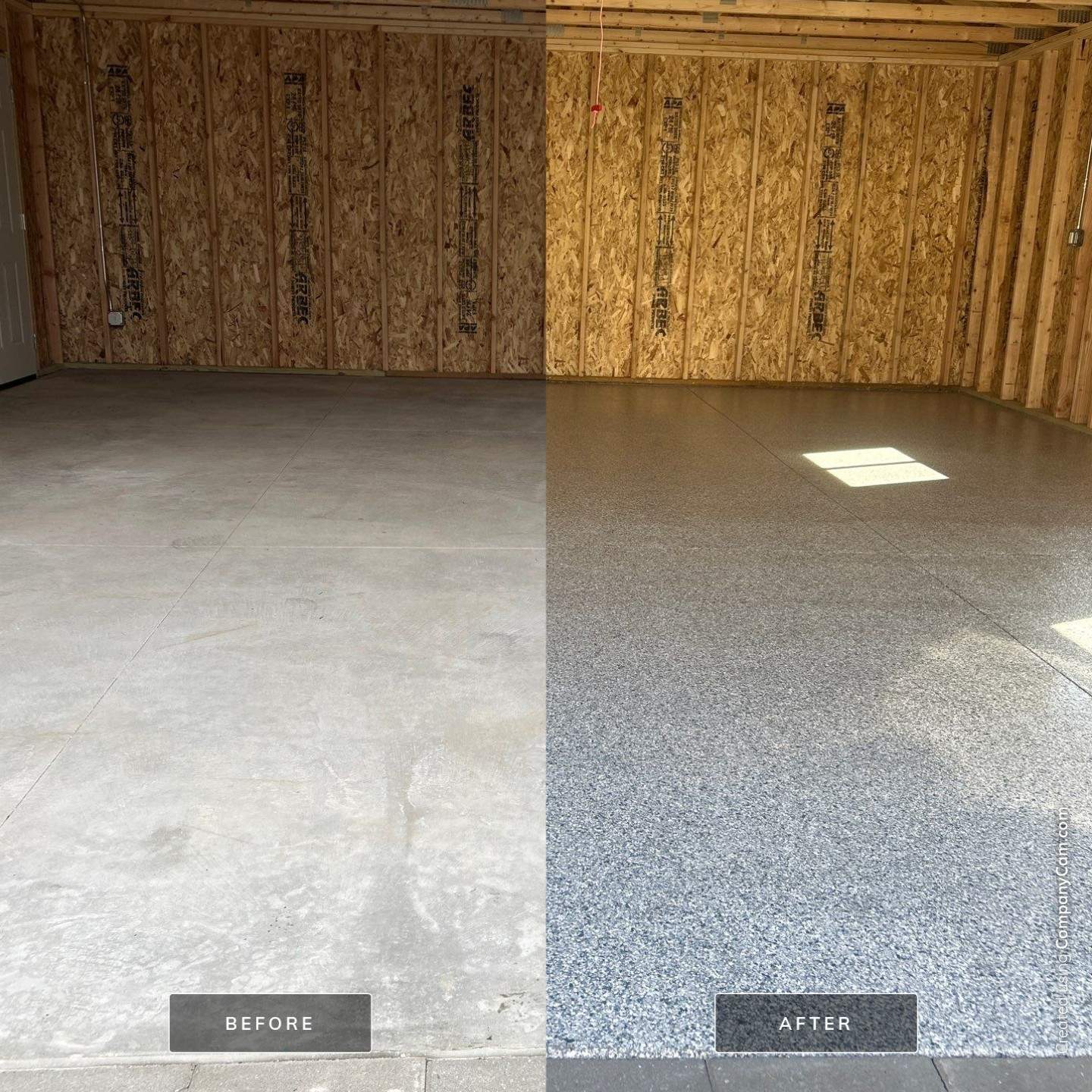 Bring Revival To Your Detached Garage  by Revival Concrete Coatings