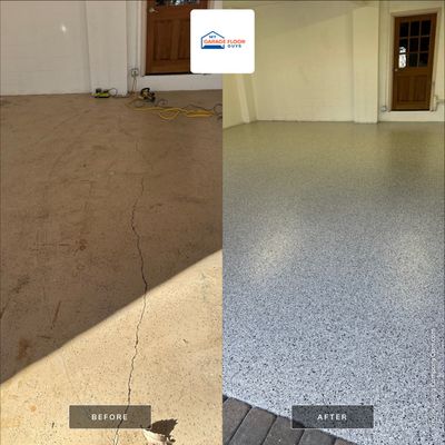 Garage Floor Coating using Cabin Fever