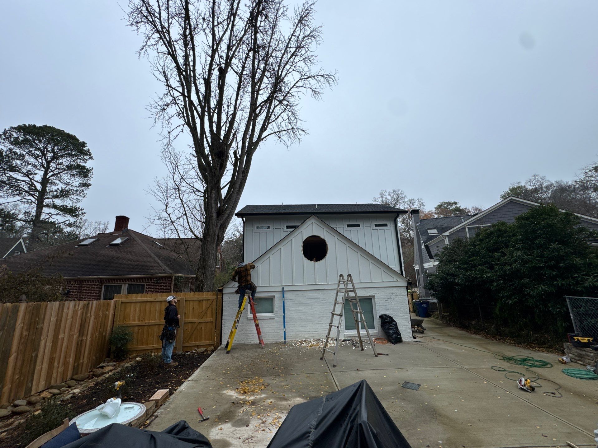 Custom Gable Roof Pavilion and Patio Cover in Atlanta by Swift Home Renovations