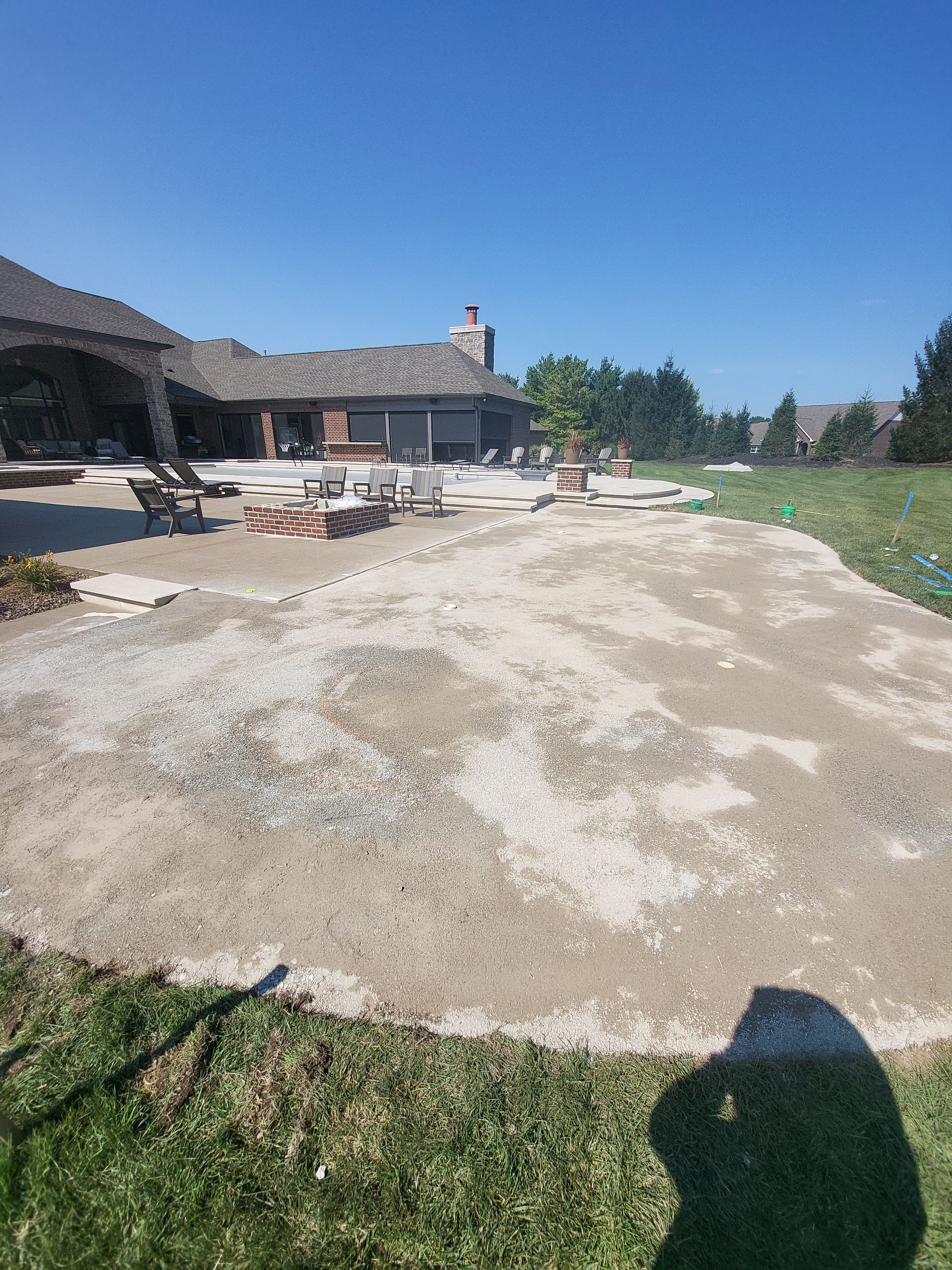 2 Custom Residential Golf Green's and 5 Tee Boxes Installation in Bargersville by Southwest Greens Midwest