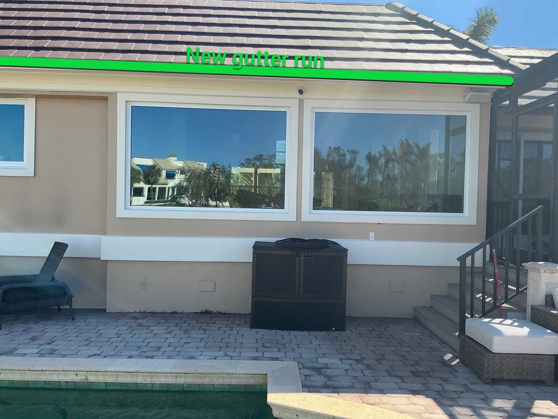 6-Inch Seamless Gutters Installation Project in Longboat Key FL by Gutter Professors