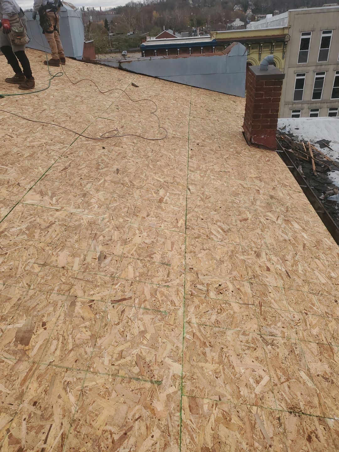 Commercial Roofing Installation using EPDM, GAF Timberline HDZ by Rainstoppers Roofing