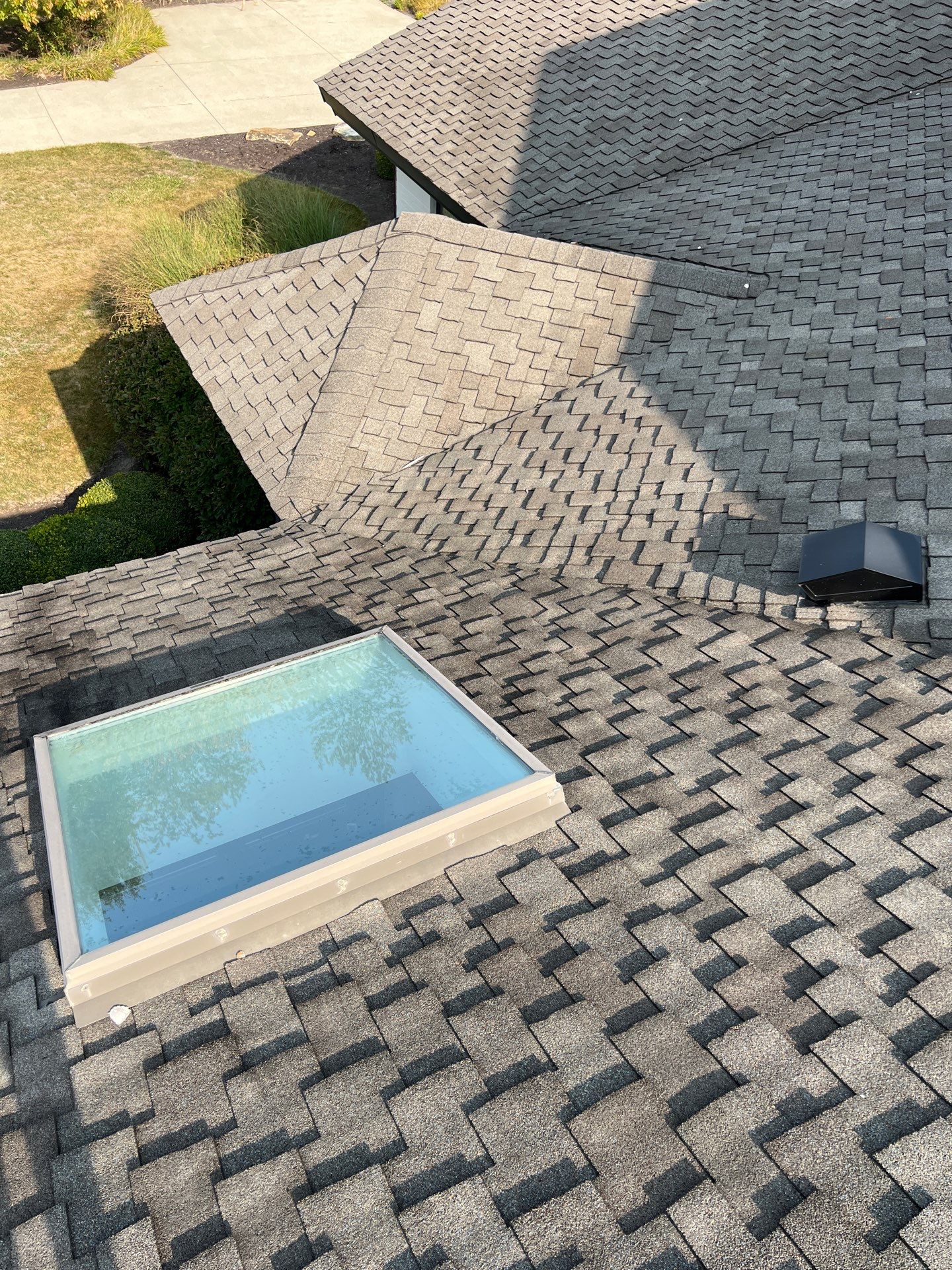 Black Frost Metal Shake Roof & Modern Exterior Renovation – Fort Wayne, IN by 4Ever Metal Roofing
