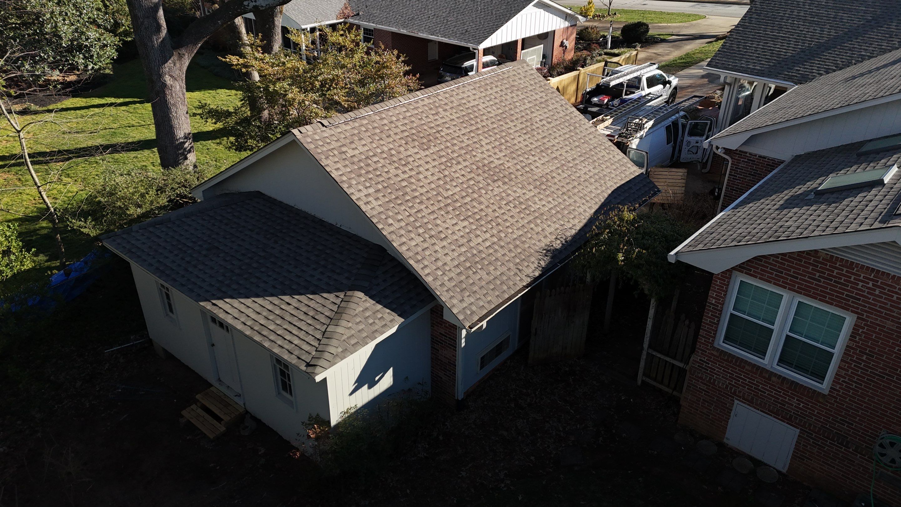 Roof Replacement in Greenville, SC | GAF Timberline HDZ Weathered Wood by Roofers LLC