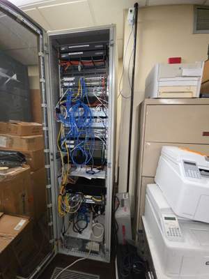 Structured cabling installation by CimaSolutions