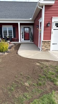 Pittsford Broomed Finished Walkway