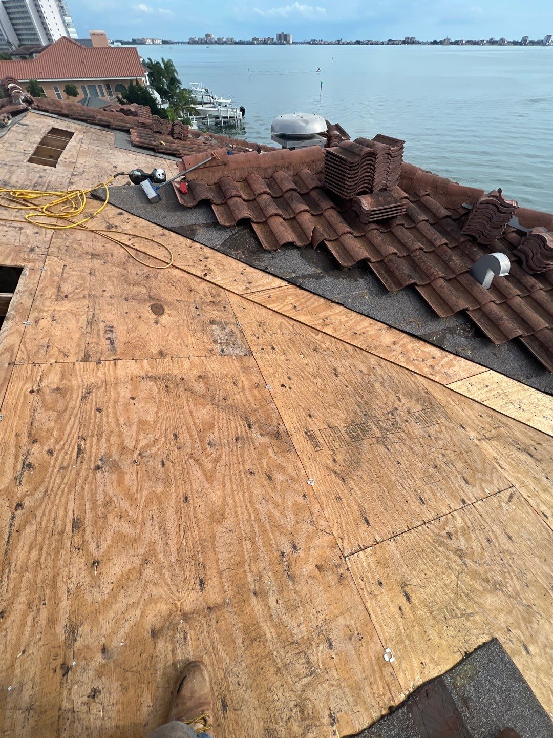 Residential Roofing Repair using Concrete Roof Tile by RoofSmith of Tampa Bay