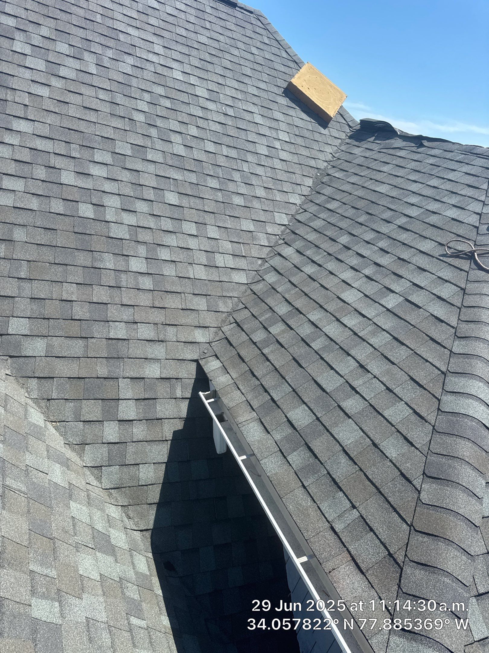 Insurance Claim Roof Replacement in Carolina Beach, NC Using CertainTeed Georgetown Gray by RGR Construction and Roofing, LLC