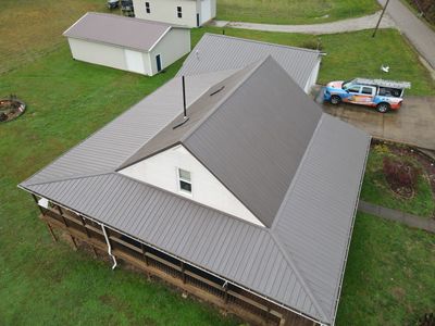 Residential Roofing Installation using Metal