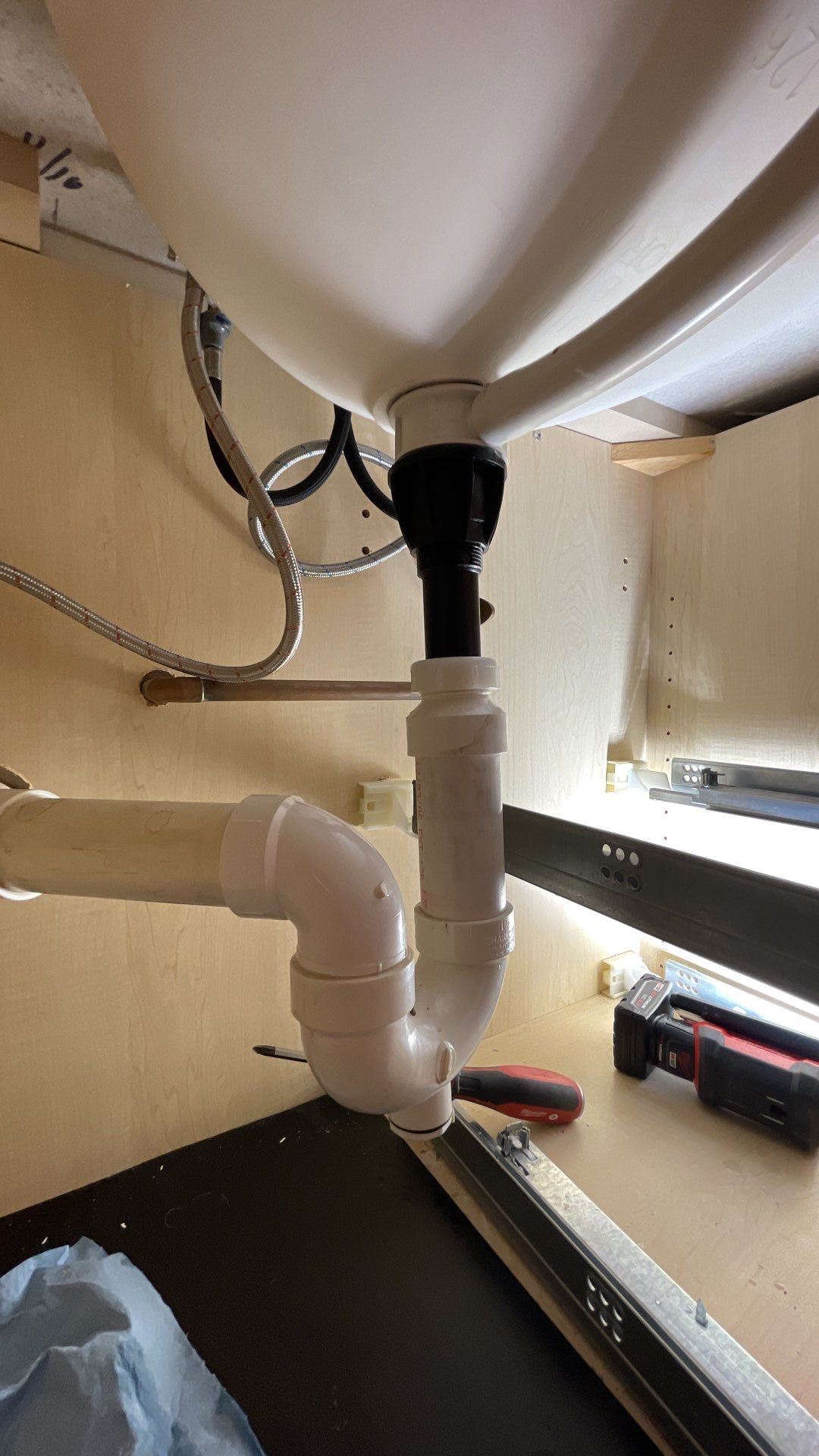 Bathroom Remodel using Customer Supplied Faucets by Stake Plumbing and Heating