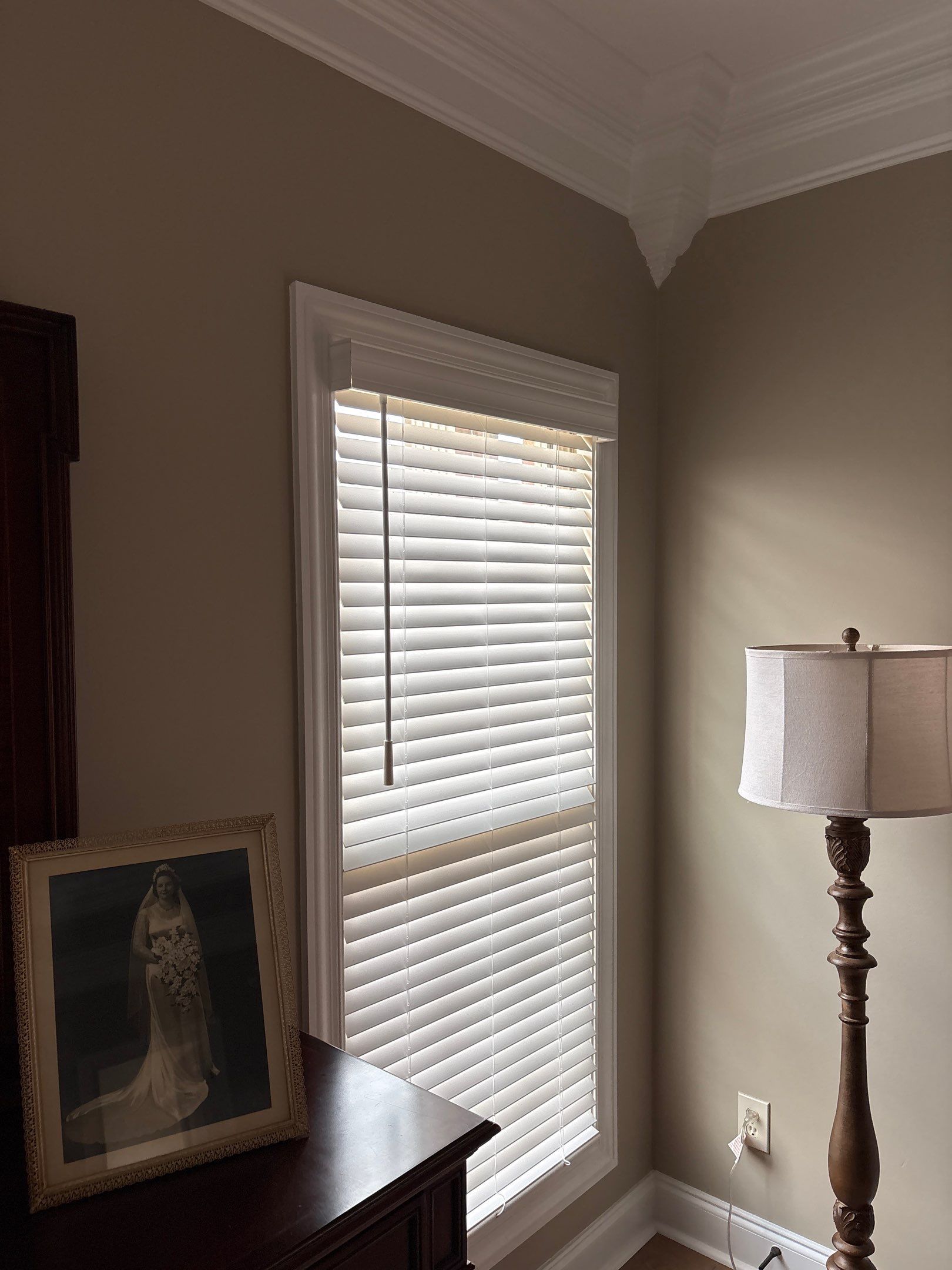 Faux Wood Blinds Project in Madison by Blinds and Borders