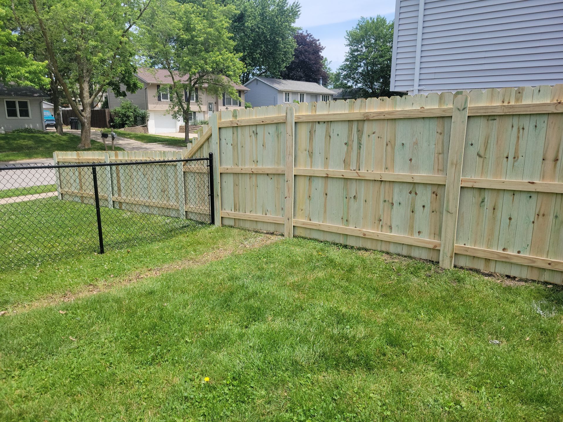 Project in Cedar Falls by Perfect Picket Fence and Stain
