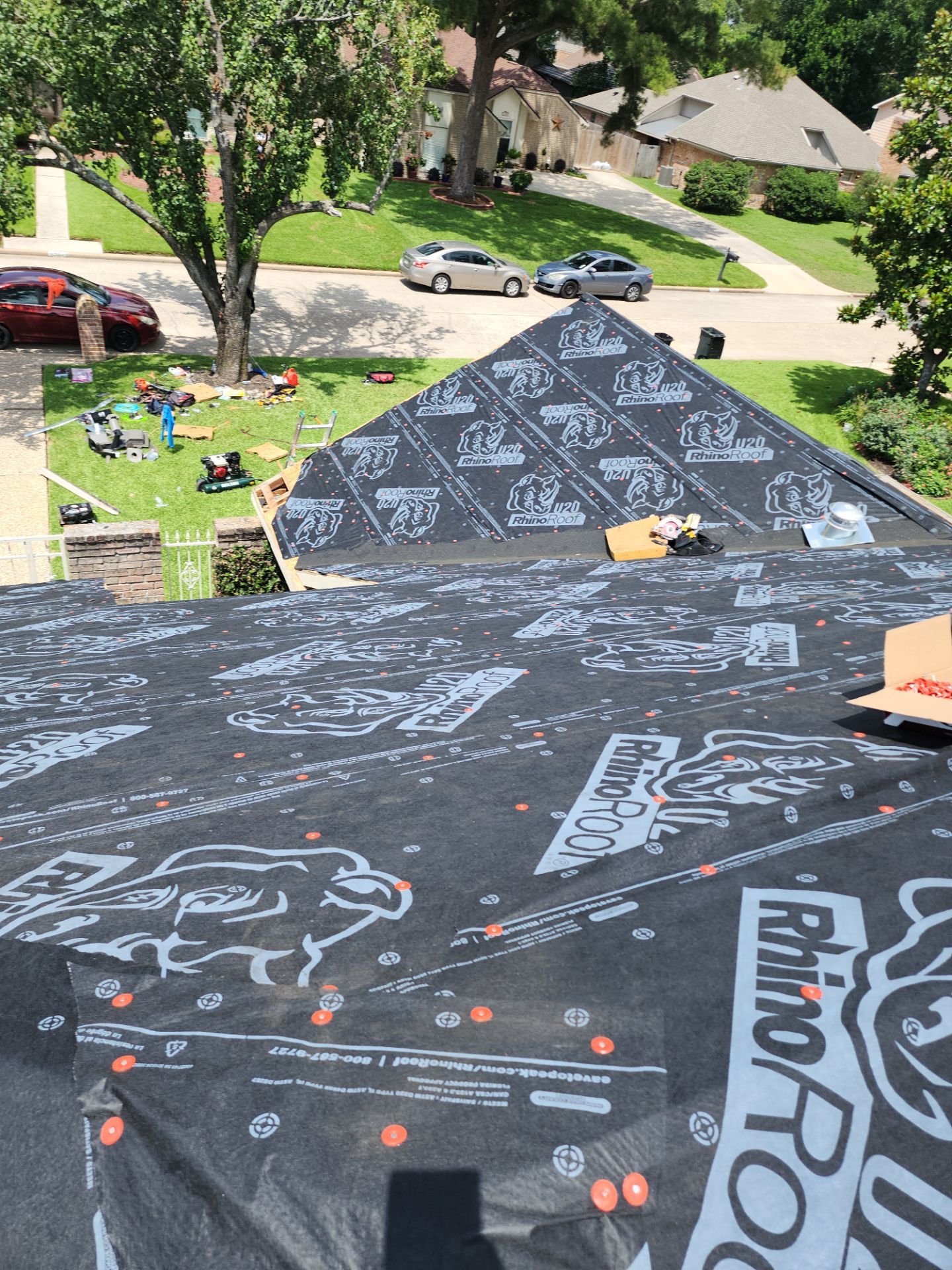 Residential Roofing Installation using Owen's Corning Duration (Lifetime) Shingles by Roof Repair Company
