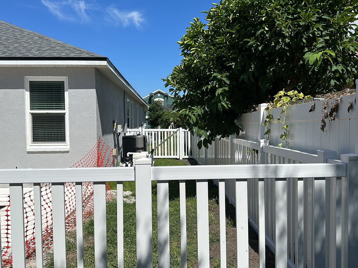 Vinyl Fence Installation using Vinyl Picket Fence by Asap fence and gates, LLC