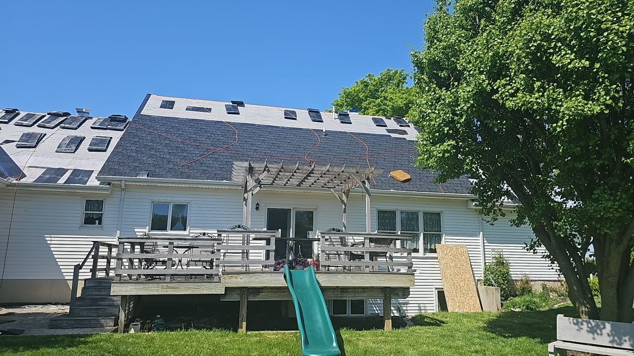 Residential Roofing Installation using Euro Shield Beaumount Shake Black by Nitro Roofing and Construction