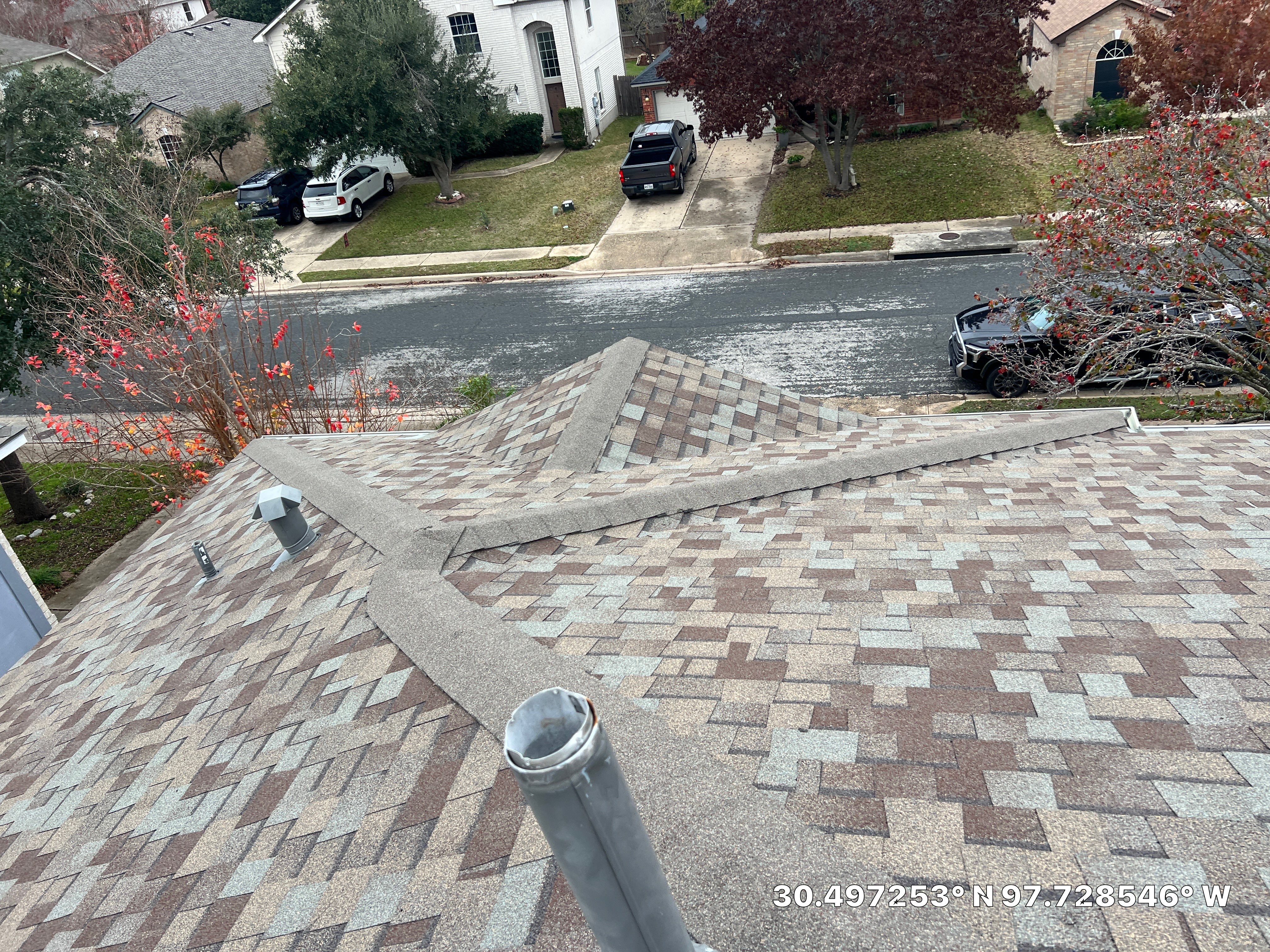 Architectural Shingle Roof Replacement and Sheathing Upgrades in Round Rock by Caliber Restoration LLC