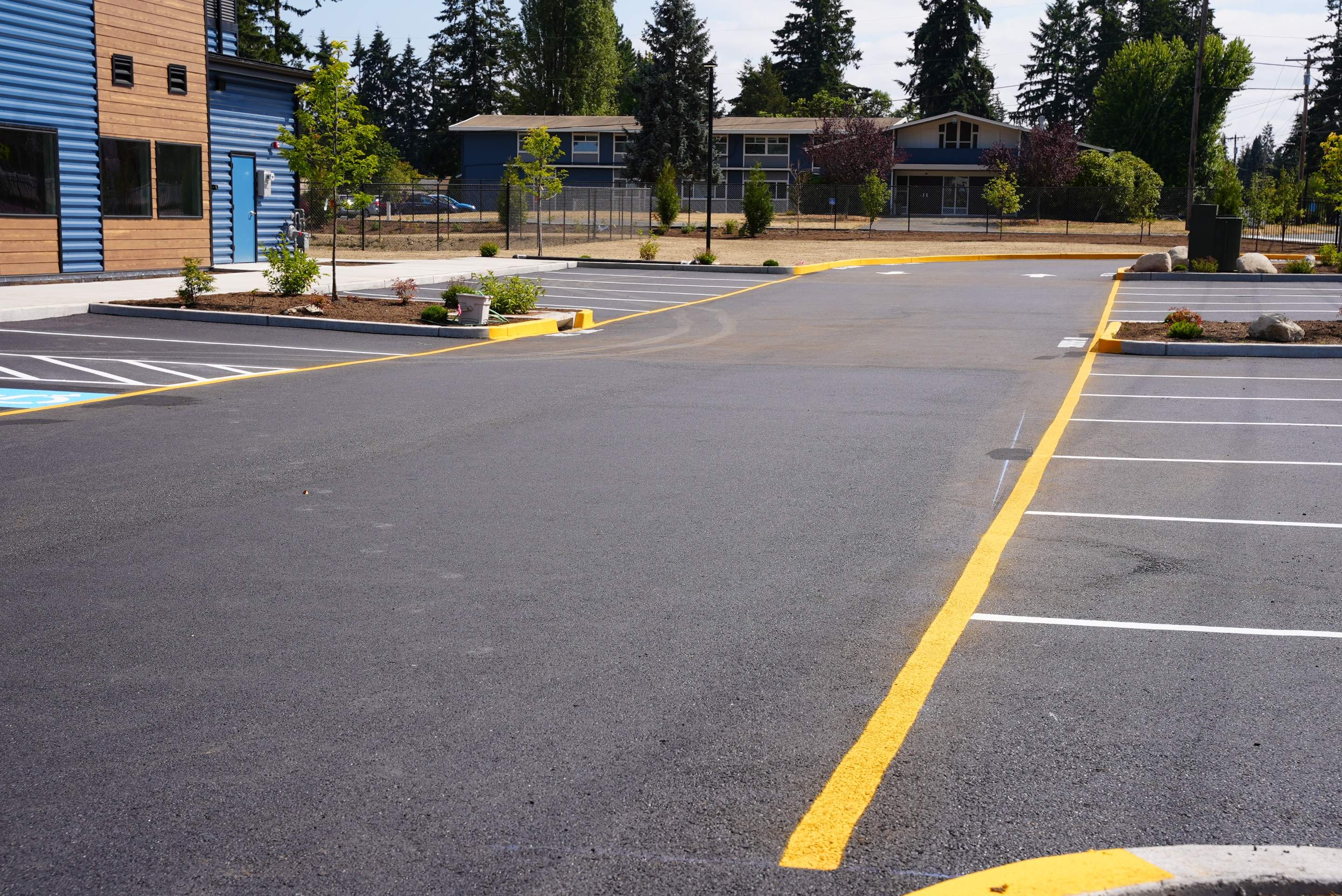 Cedar Park | Christian School Asphalt Parking Lot Repair  by Jireh Asphalt & Concrete Inc 