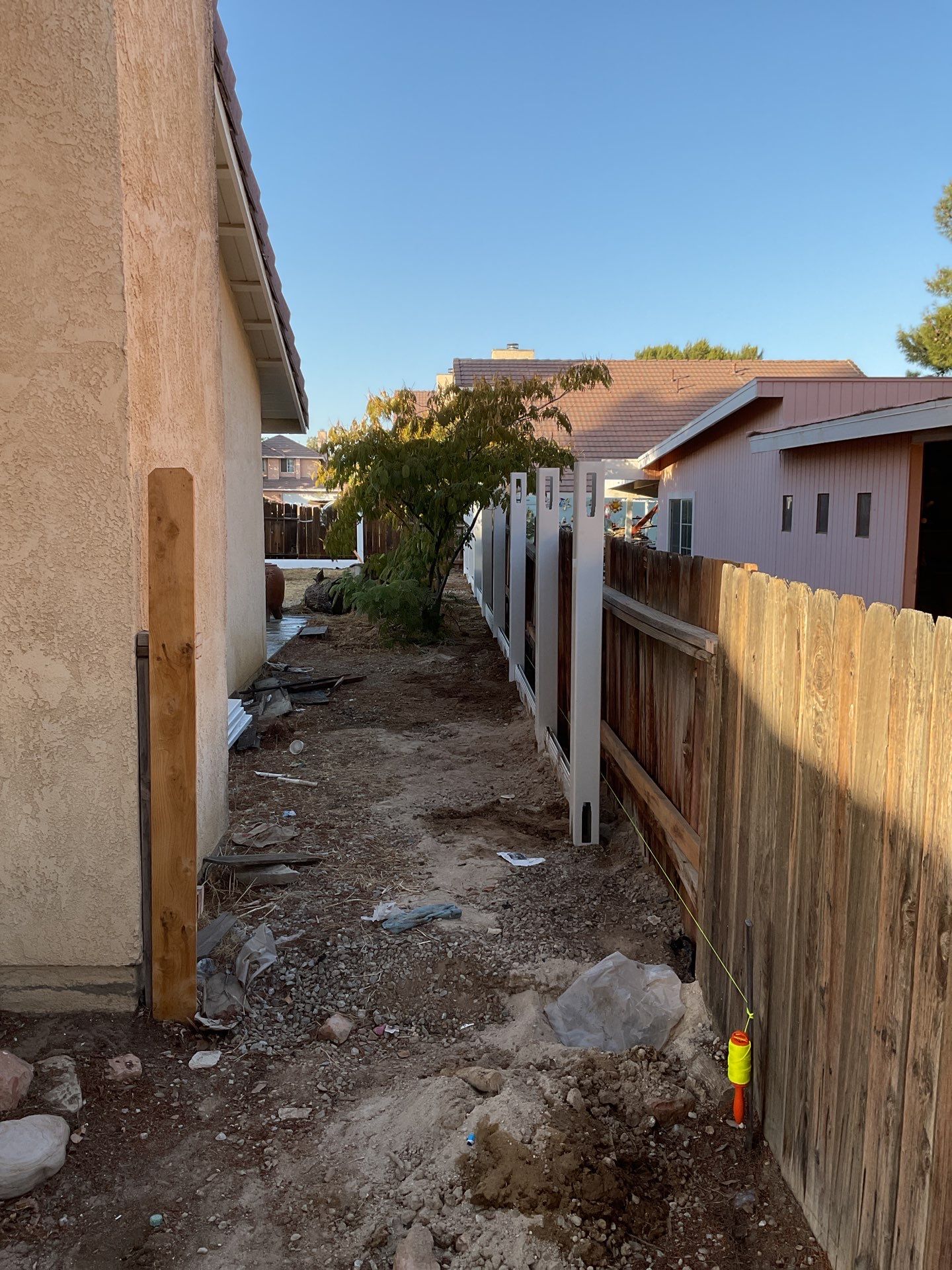 Fence Installation using Vinyl by Fence Guys Inc.