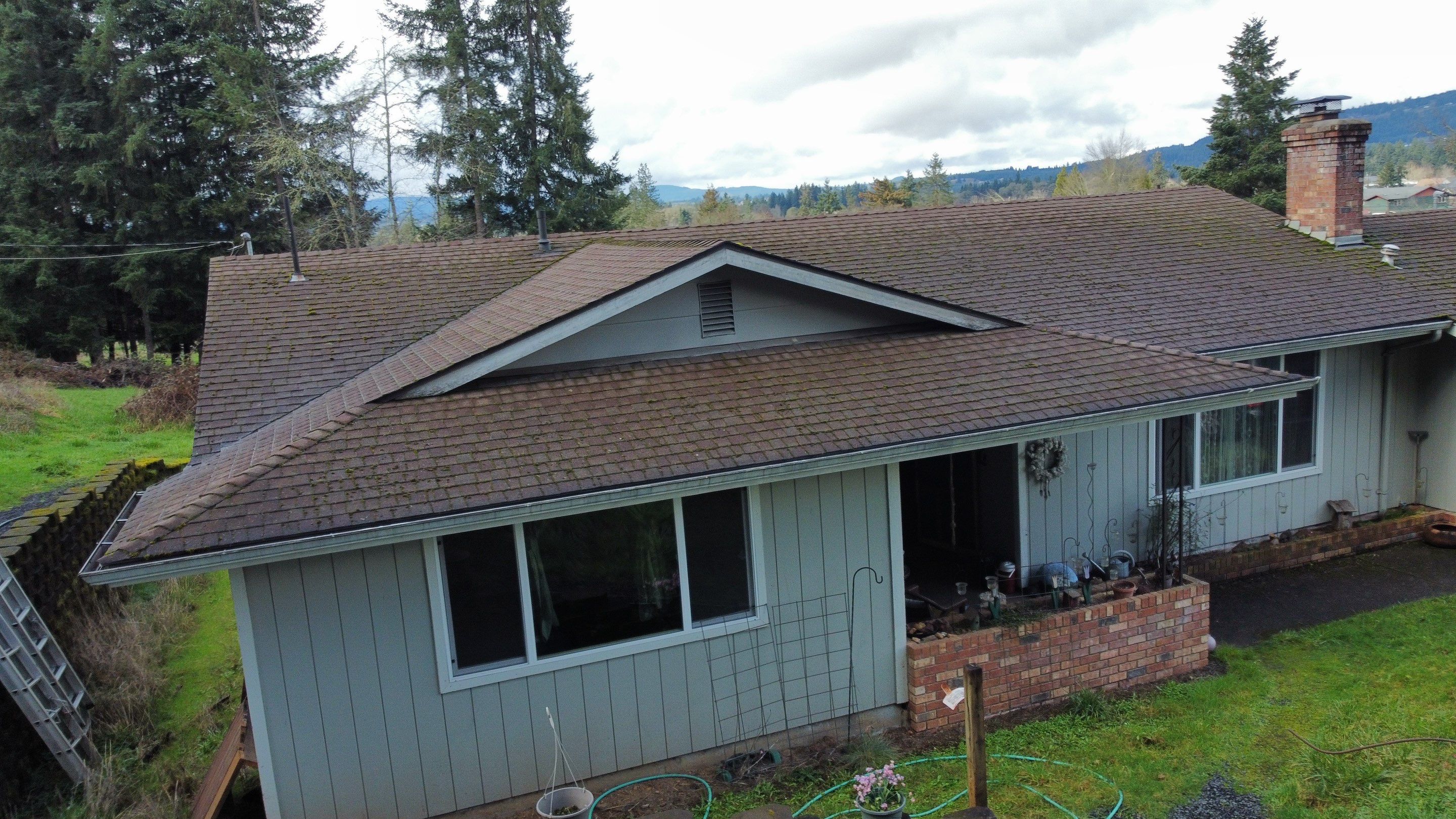 Residential Roofing Installation using IKO Dynasty (Color: Frostone Grey) by Orezona Building & Roofing Company, Inc.