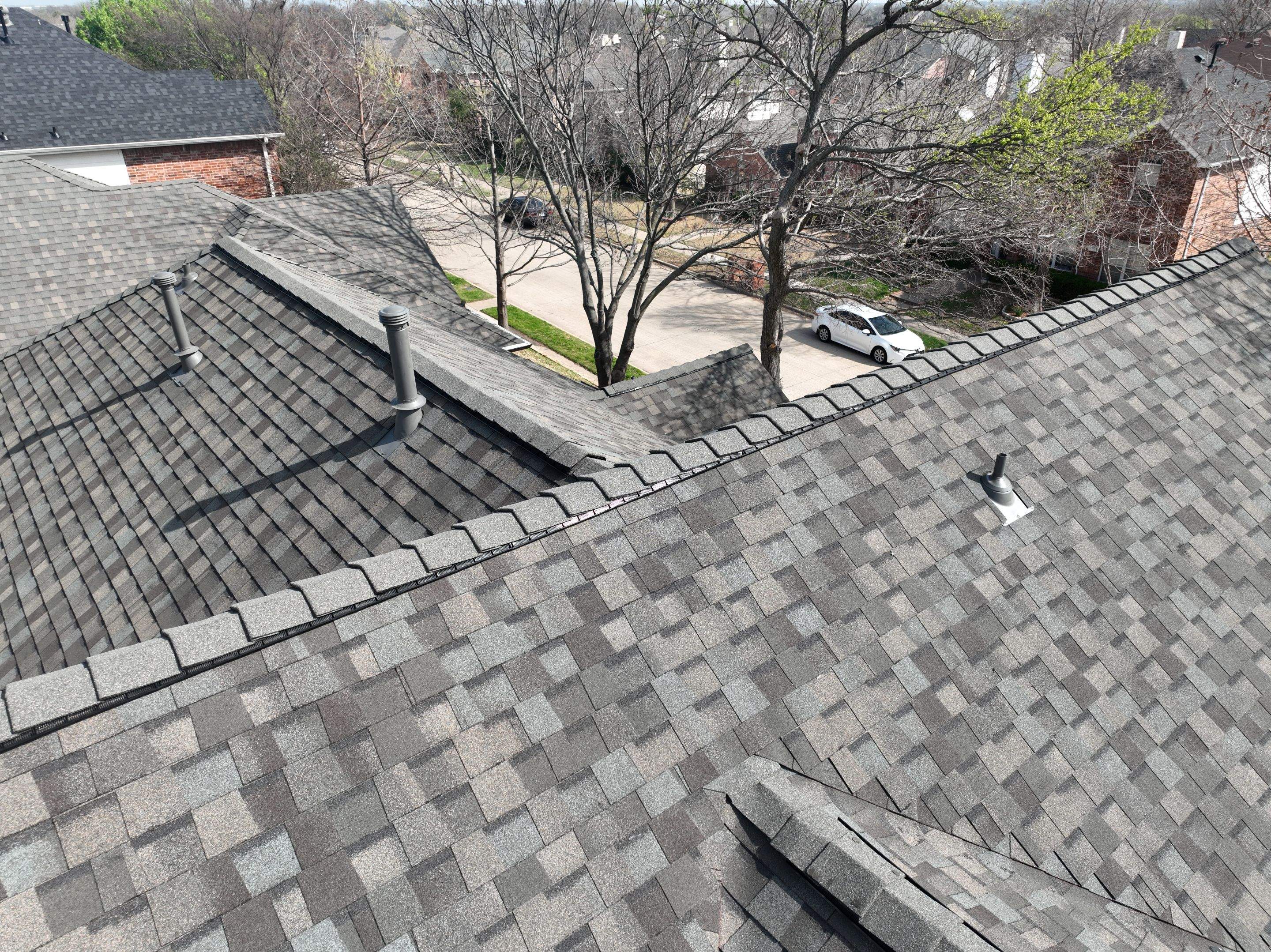 Residential Roofing Installation using CertainTeed Landmark MaxDef Weathered Wood by OneSource Roofing and Restoration
