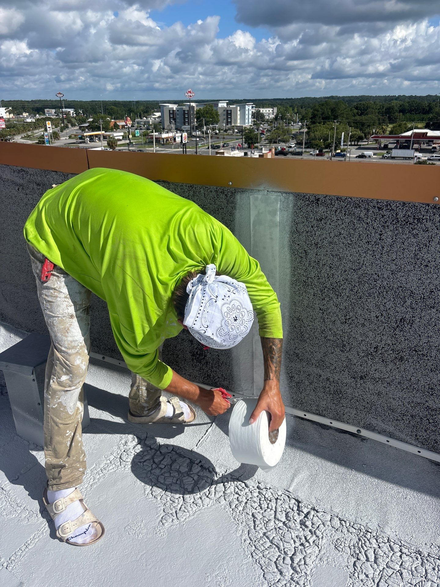 6,980 SQ Ft Capsheet Roof Restoration in Lake City by Southern Roof Solutions