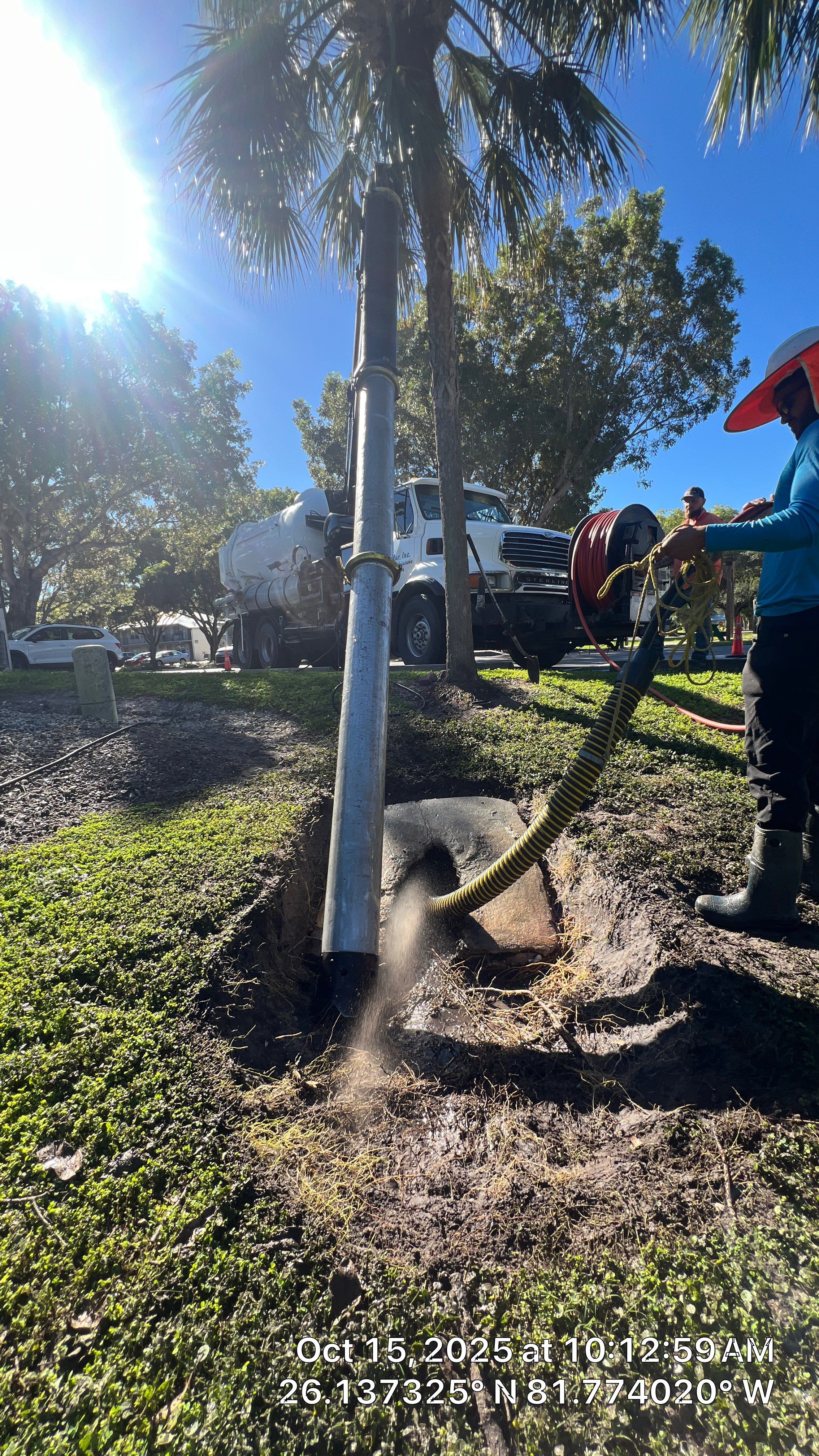 Naples Apartment Complex Culvert Cleaning by APS Power & Water