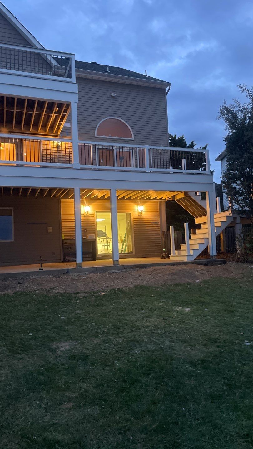Waterfront deck In Keyport  by deck guardian