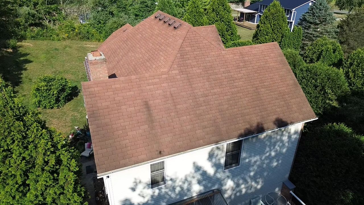 Atlas Pinnacle, Color, Morning Harvest, Drip Edge, Color, Royal Brown by Eagle Eye Roofing