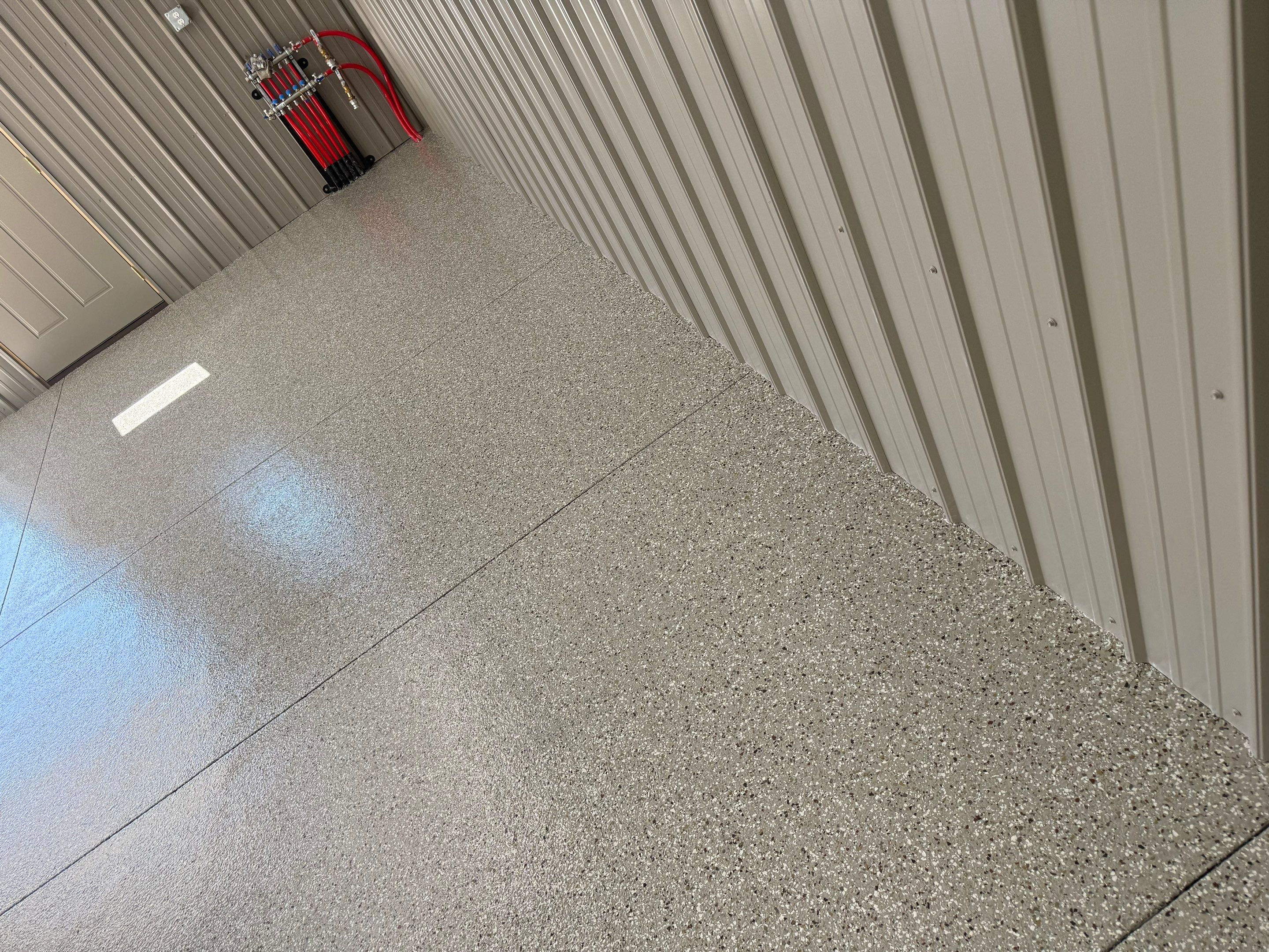 Creekbed Flake Coating in Woonsocket, SD by Select Painting, Coatings & Garage Cabinets