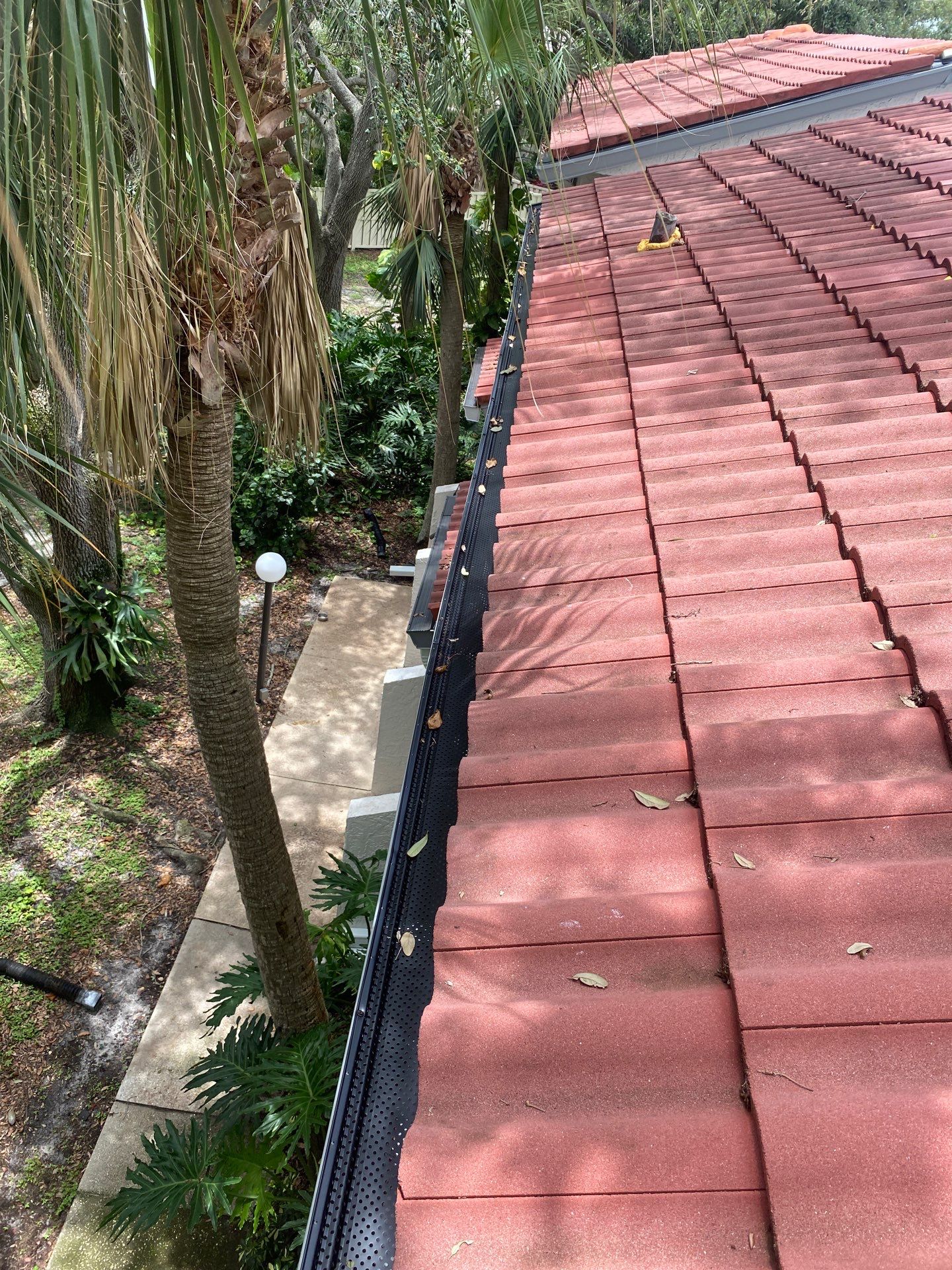 Custom Residential Gutter Guard System Installation in Saint Petersburg FL by Gutter Professors