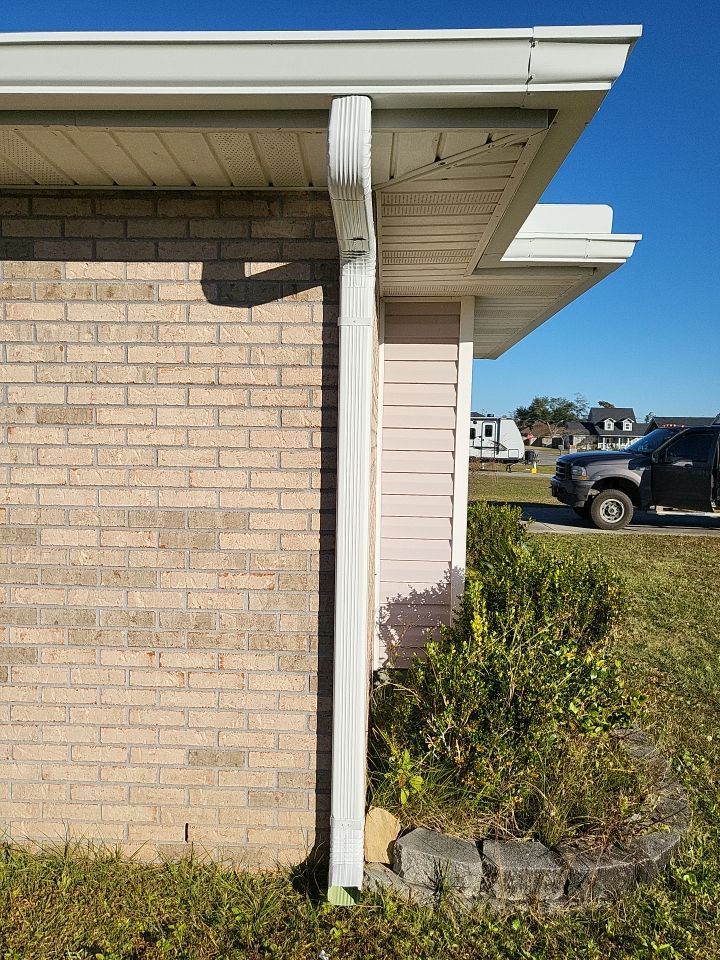 Gutter Installation using K-Style Seamless Gutters by Gutter Professors
