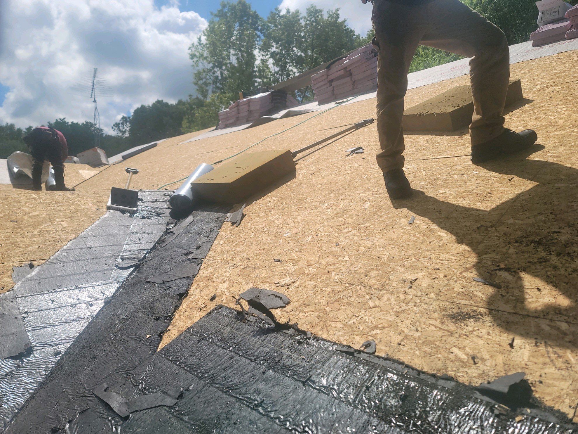 Residential Roofing Installation using Owens Corning Duration Onyx Black by JNR Roofing LLC