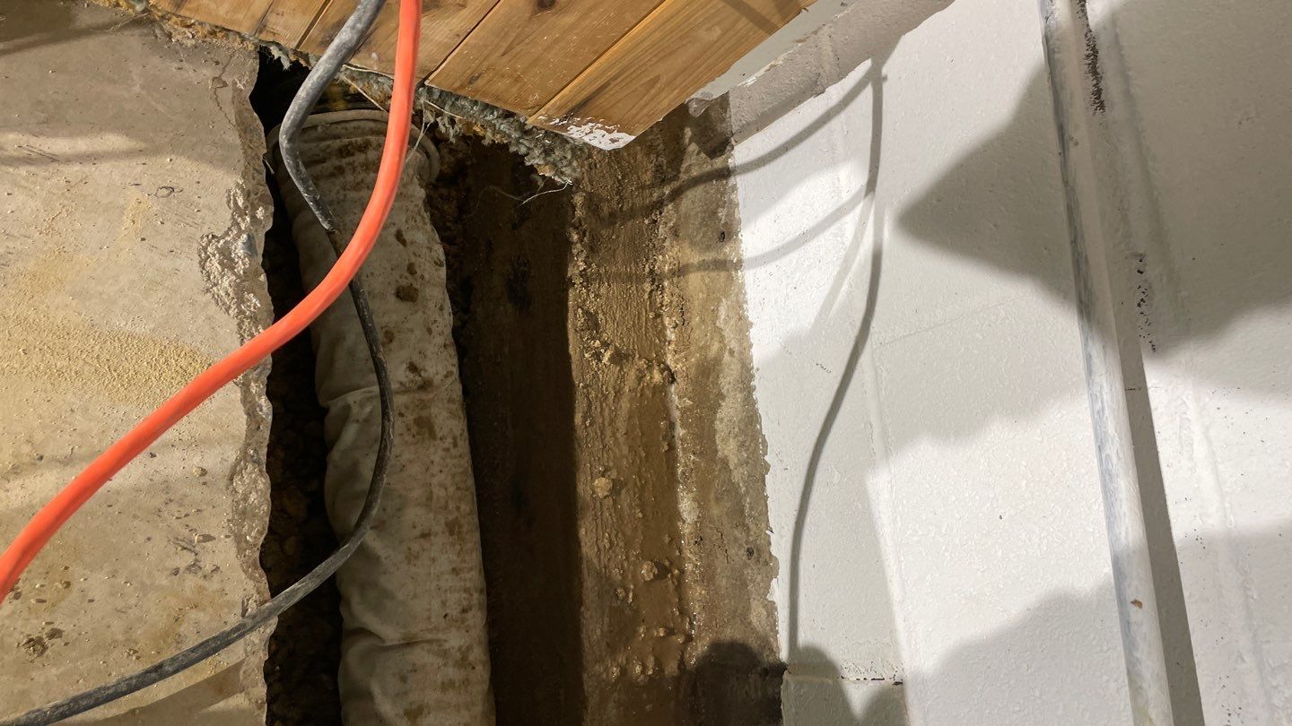 Interior Drain Tile & Foundation Crack Repair in St. Anthony, MN by Waterproofing Northeast