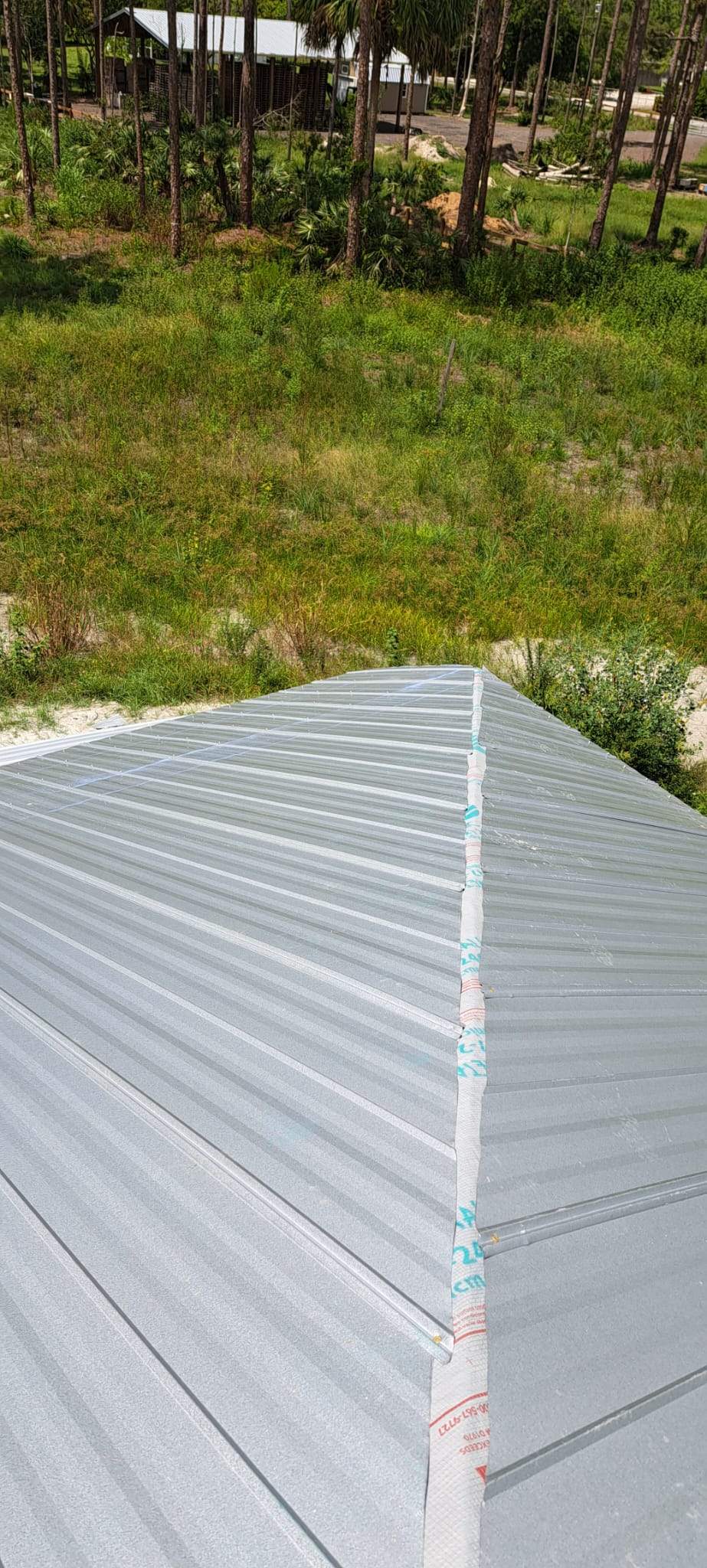 26ga 5V Crimp Mill Finish by Total Roofing System The Metal Roof Experts