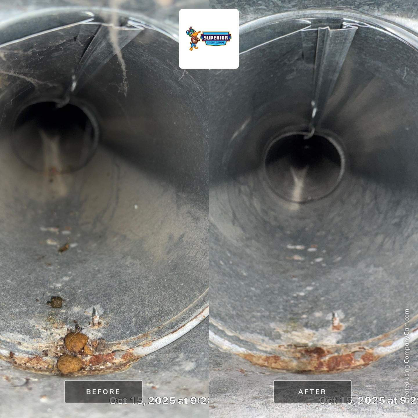Air Duct Cleaning With a Vacuum Truck in Austintown, OH by Superior Air Duct Cleaning