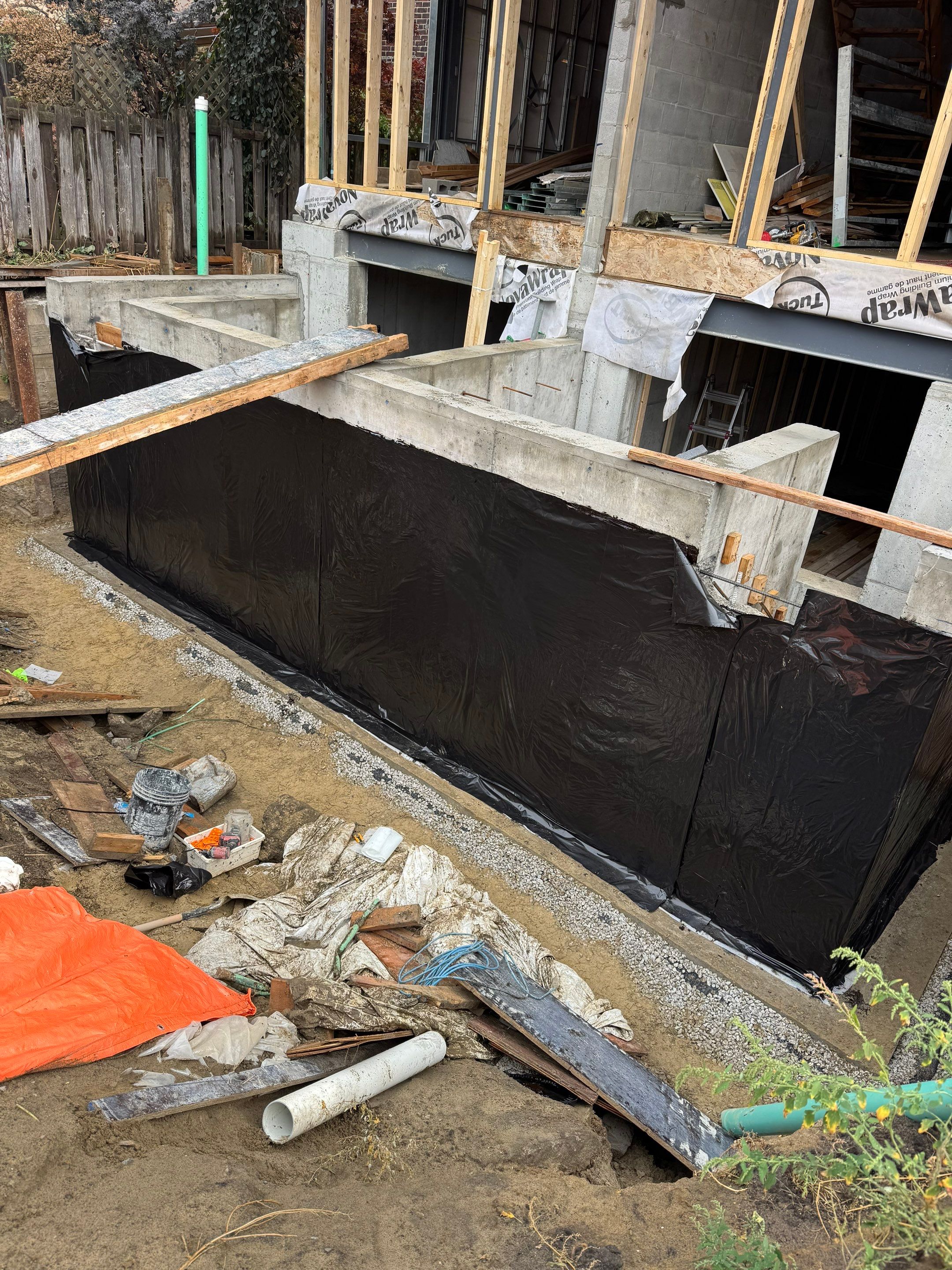 Exterior waterproofing Project in Toronto, ON by Canada Waterproofers Inc