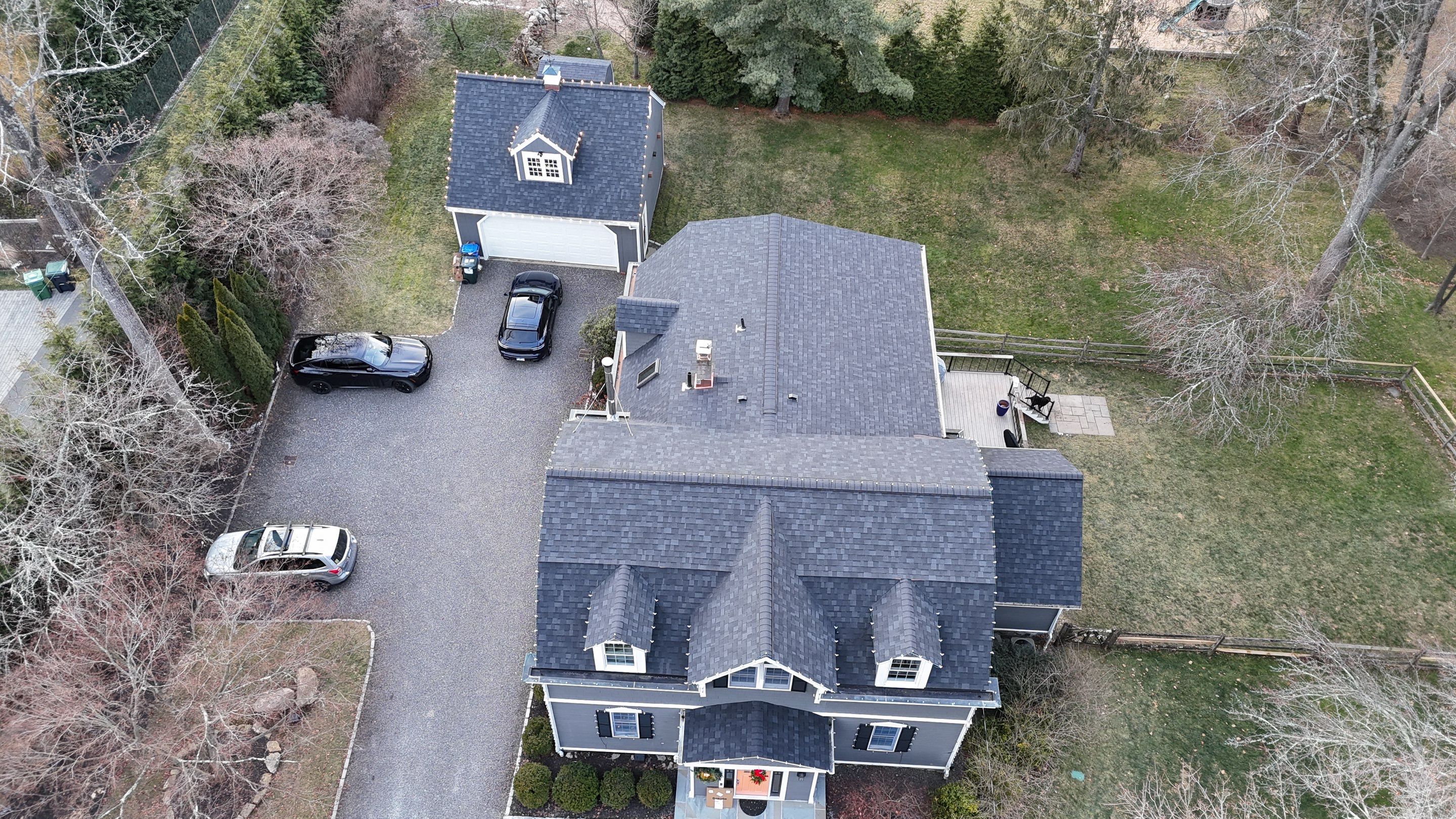 Owens Corning Duration: Onyx Black in Ridgefield, Connecticut by Golden Shield Roofing