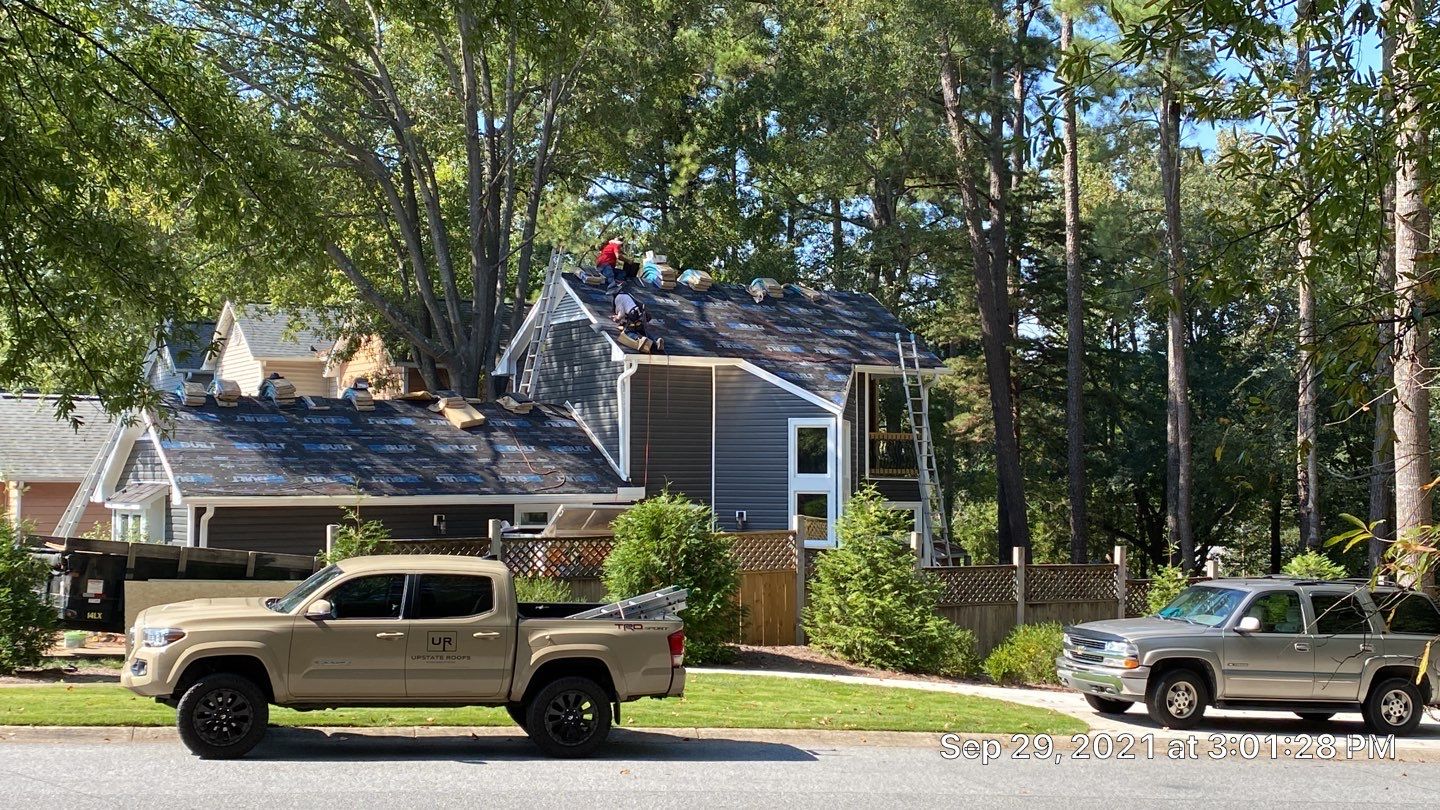 Residential Roofing Installation in Spartanburg using Ceartainteed Landmark Architectural Shingles by Property Assessment